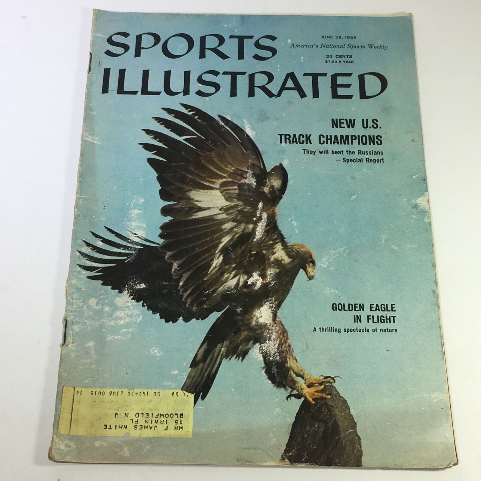 VTG Sports Illustrated Magazine June 29 1959 - Golden Eagle in Flight