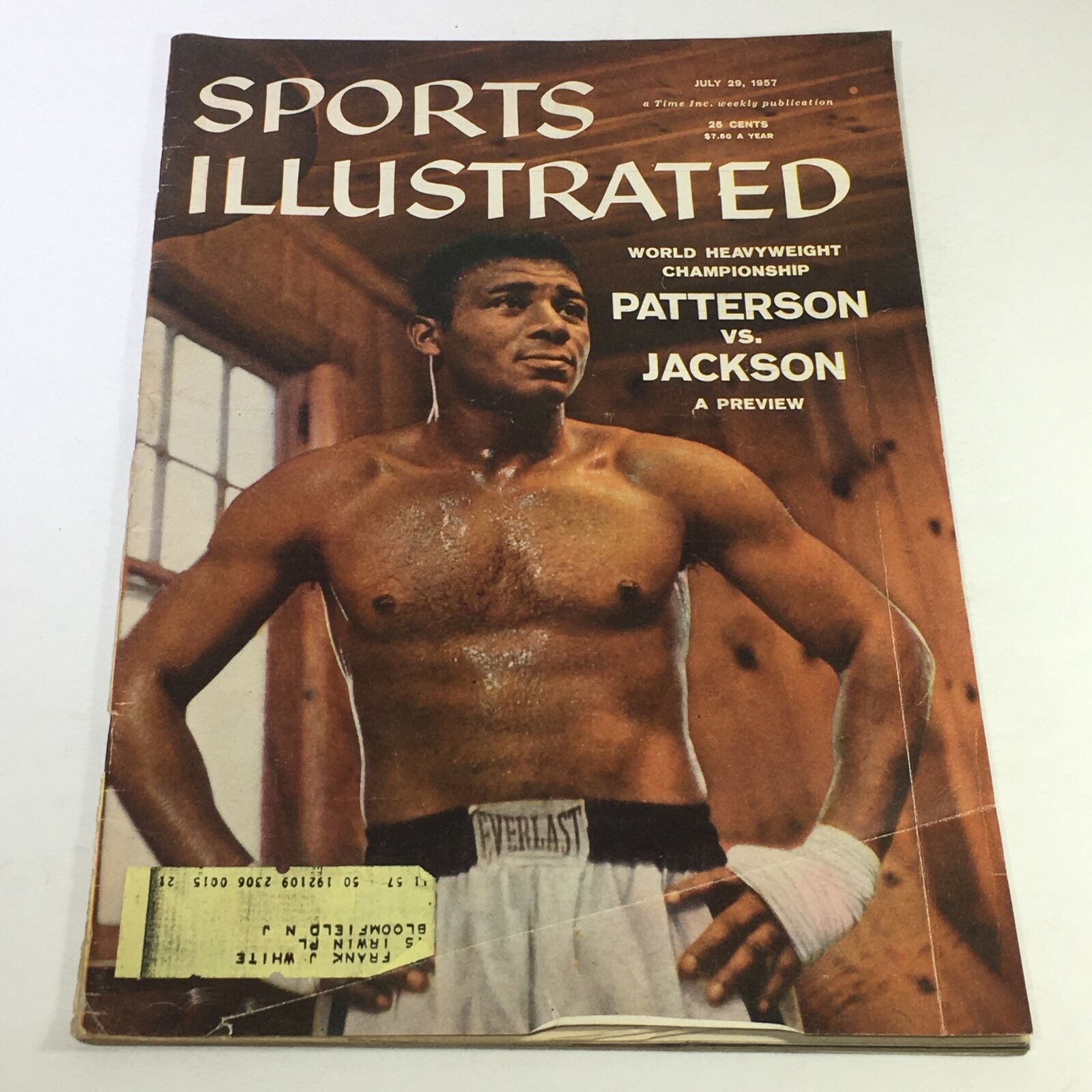 VTG Sports Illustrated Magazine July 29 1957 - Floyd Patterson vs Julian Jackson