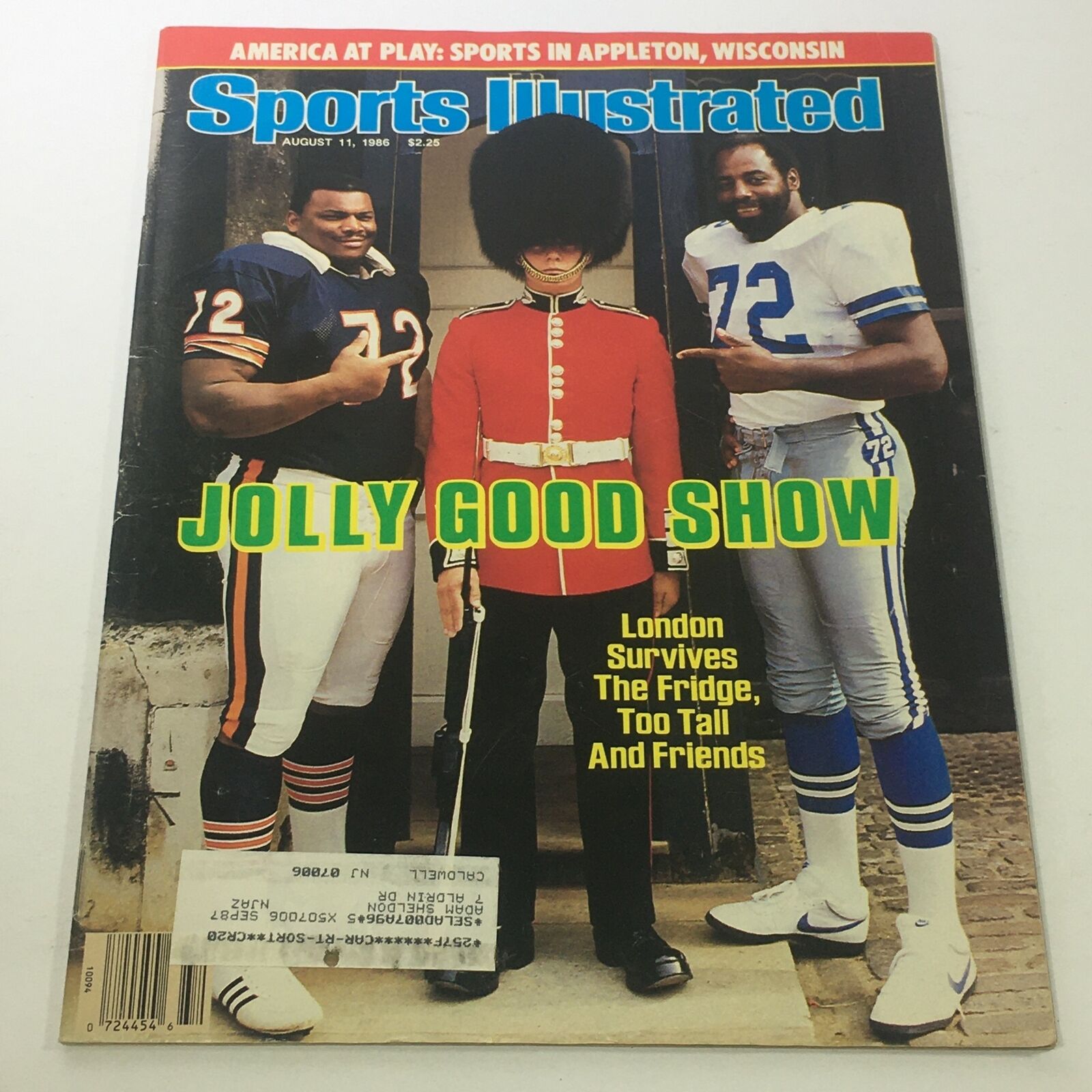 Sports Illustrated: August 11 1986 - NFL Cowboys & Bears: Jolly Good Show