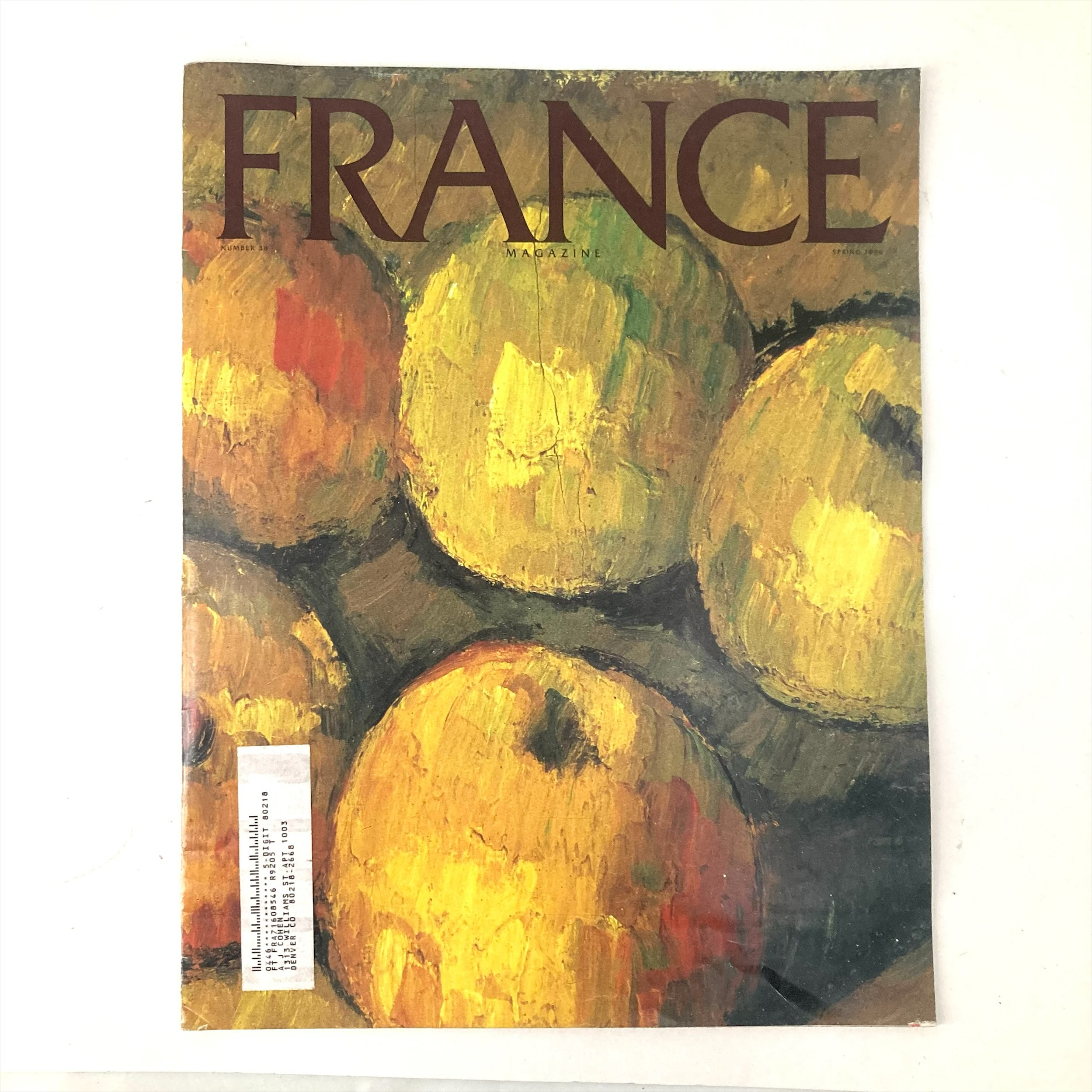 France Magazine Spring 1996 No. 38 Cezanne The Genius from Aix