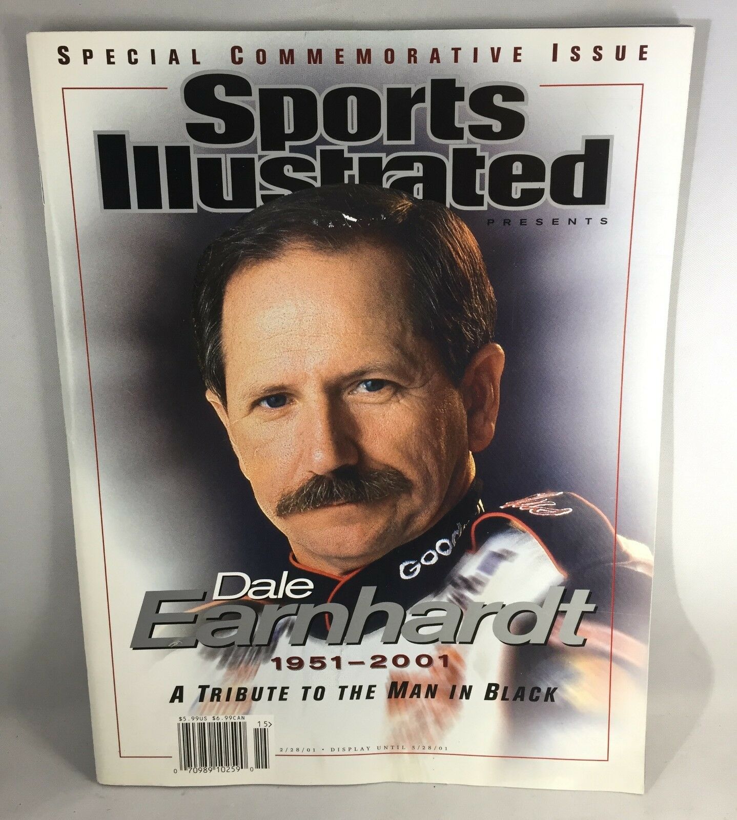 2001 Sports Illustrated No Label Special Dale Earnhardt 1951 - 2001 Ex Cond