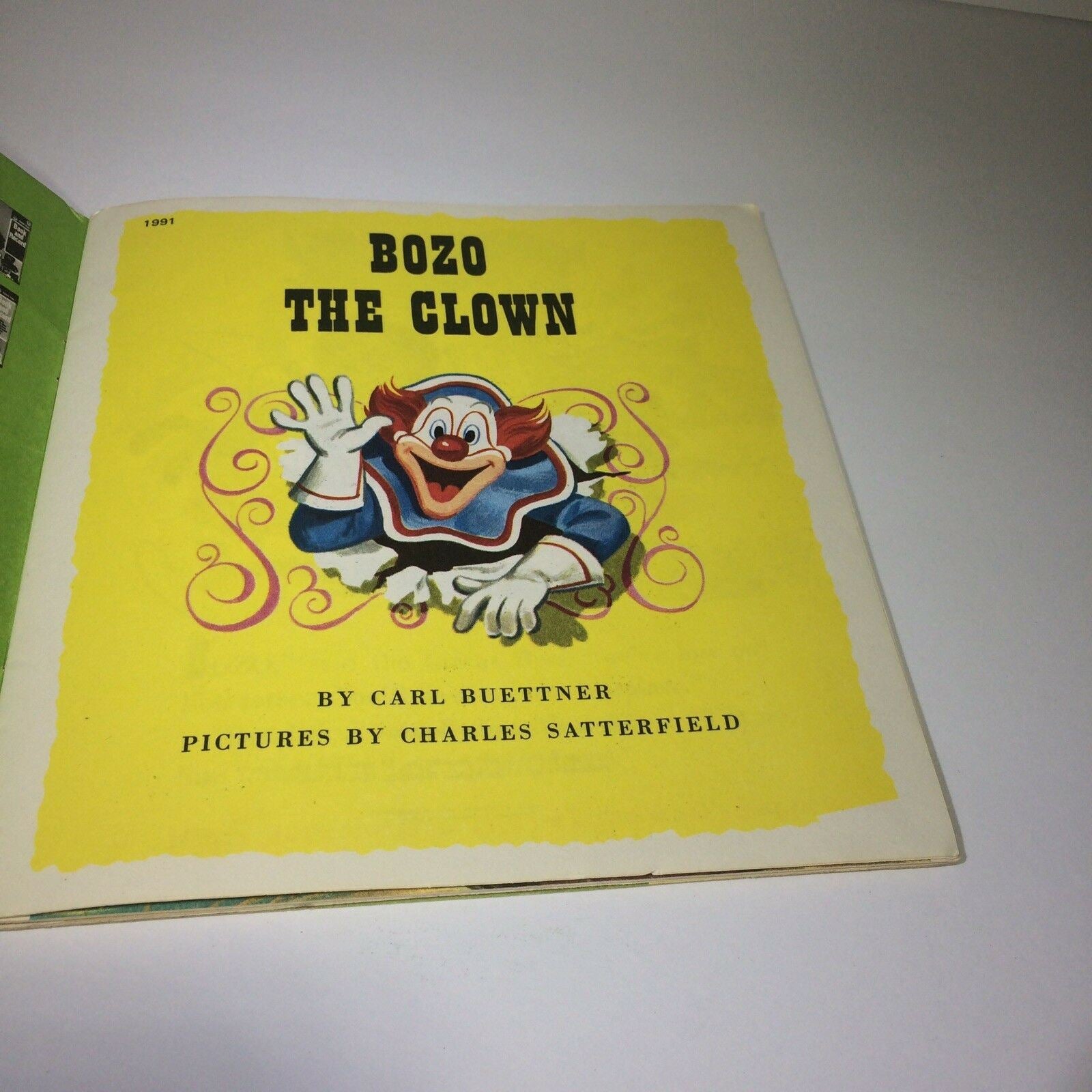 Bozo the Clown 'The Beast with the Least'  Book and Record 45 RPM  1977