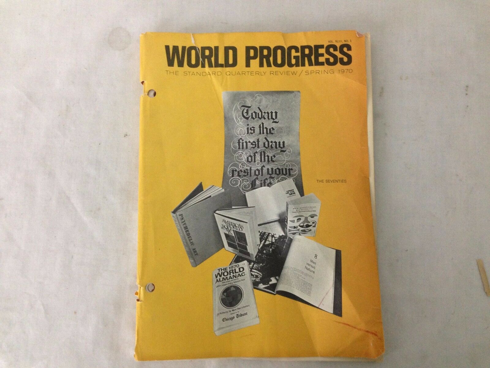 World Progress Quarterly Magazine Spring 1970 Vietnam Mormon Jew Atomic Research