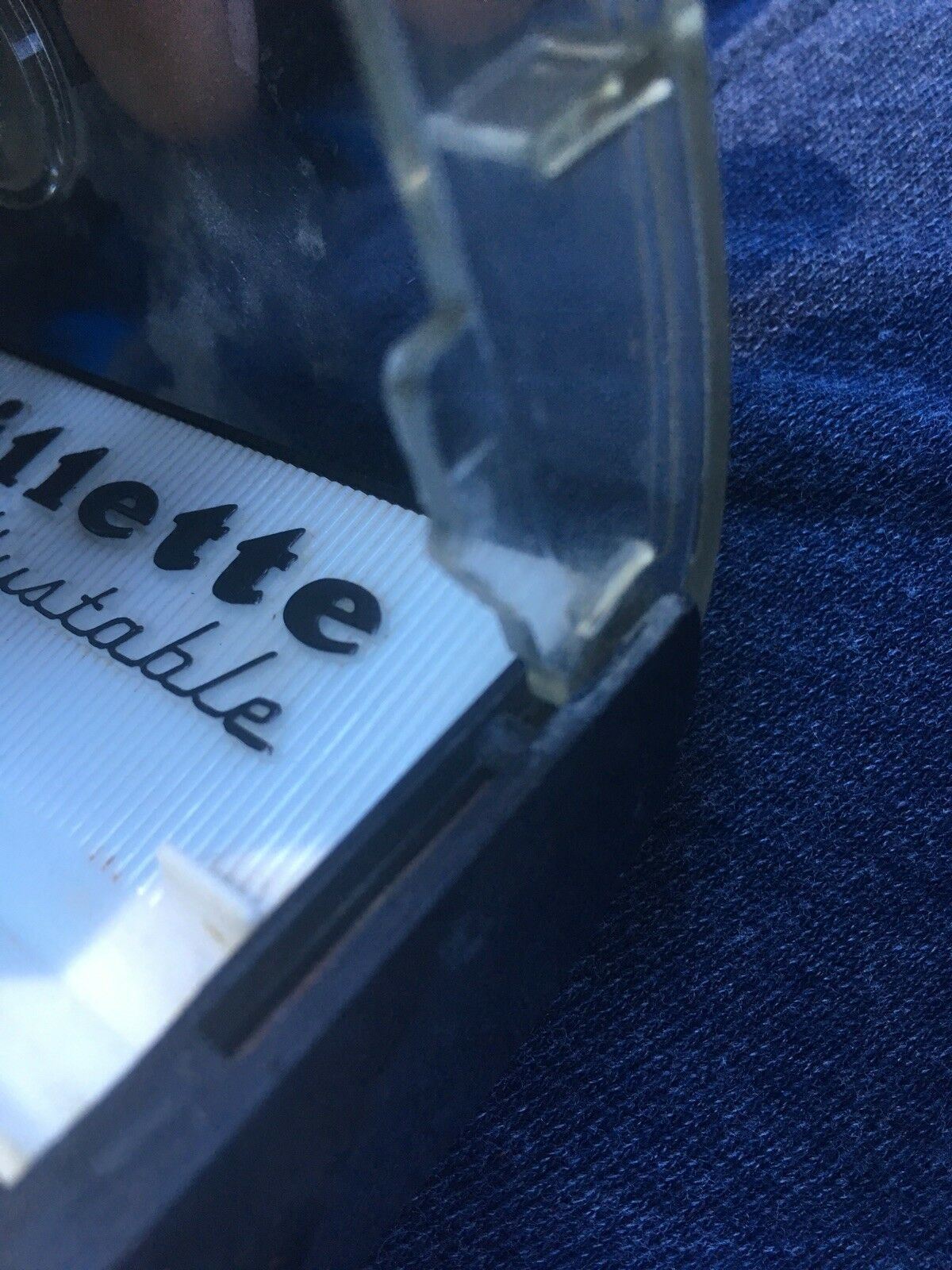 Vintage Gillette Adjustable Safety Razor With Original Case, "FATBOY"