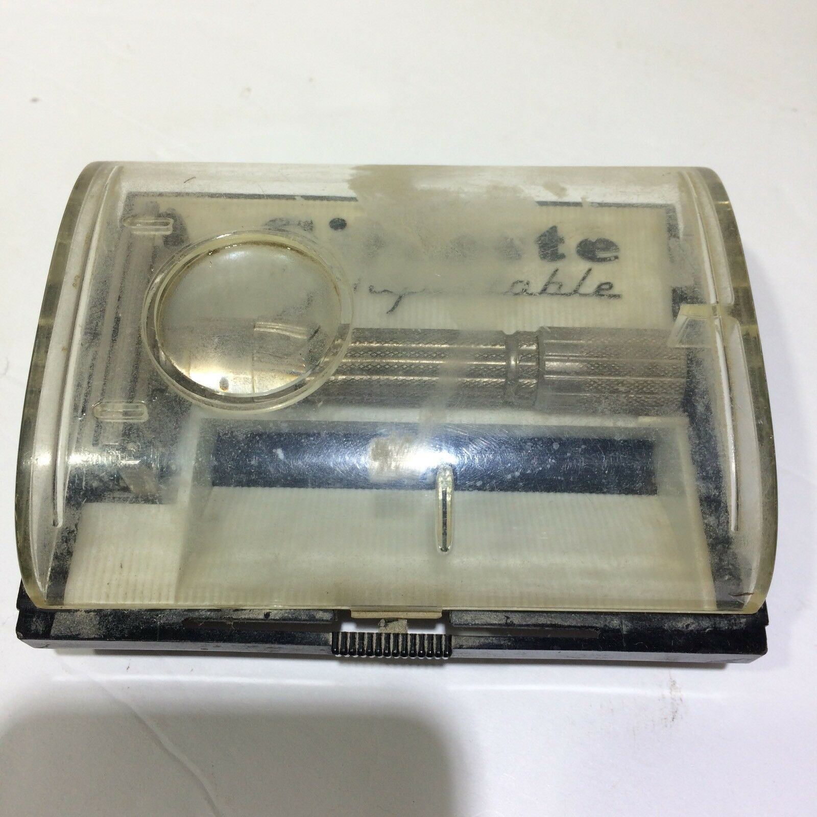 Vintage Gillette Adjustable Safety Razor With Original Case, "FATBOY"