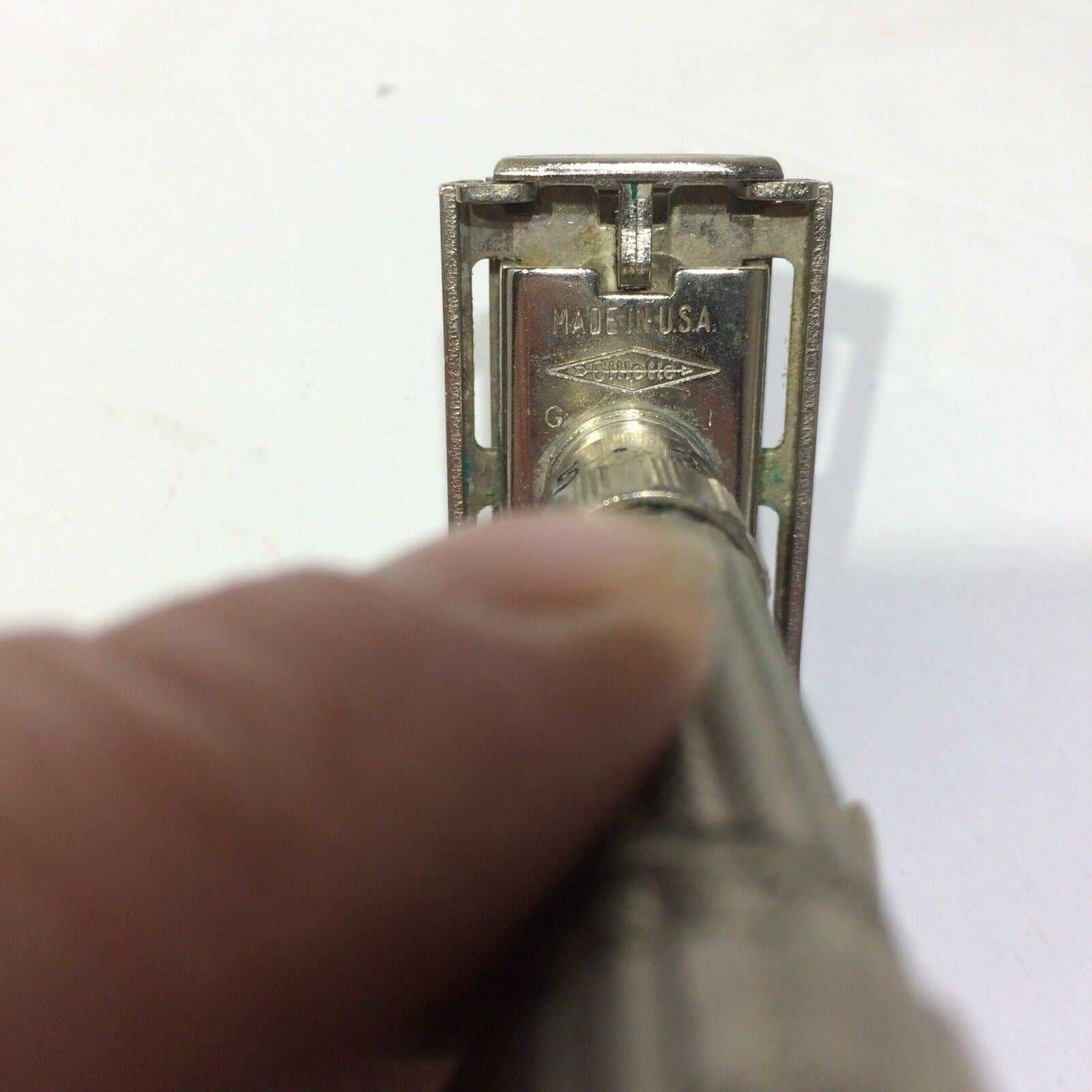 Vintage Gillette Adjustable Safety Razor With Original Case, "FATBOY"