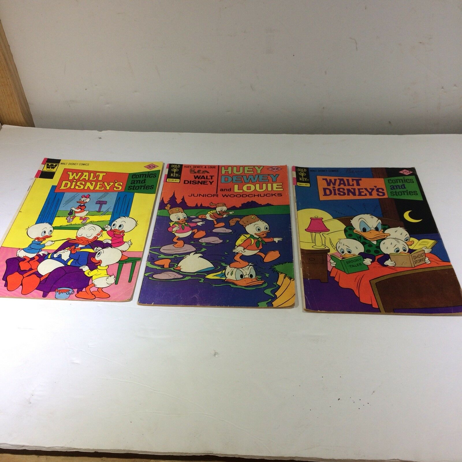 Vintage Whitman/Gold Key Disney Lot of 19 Comics, Super Goof, Chip & Dale