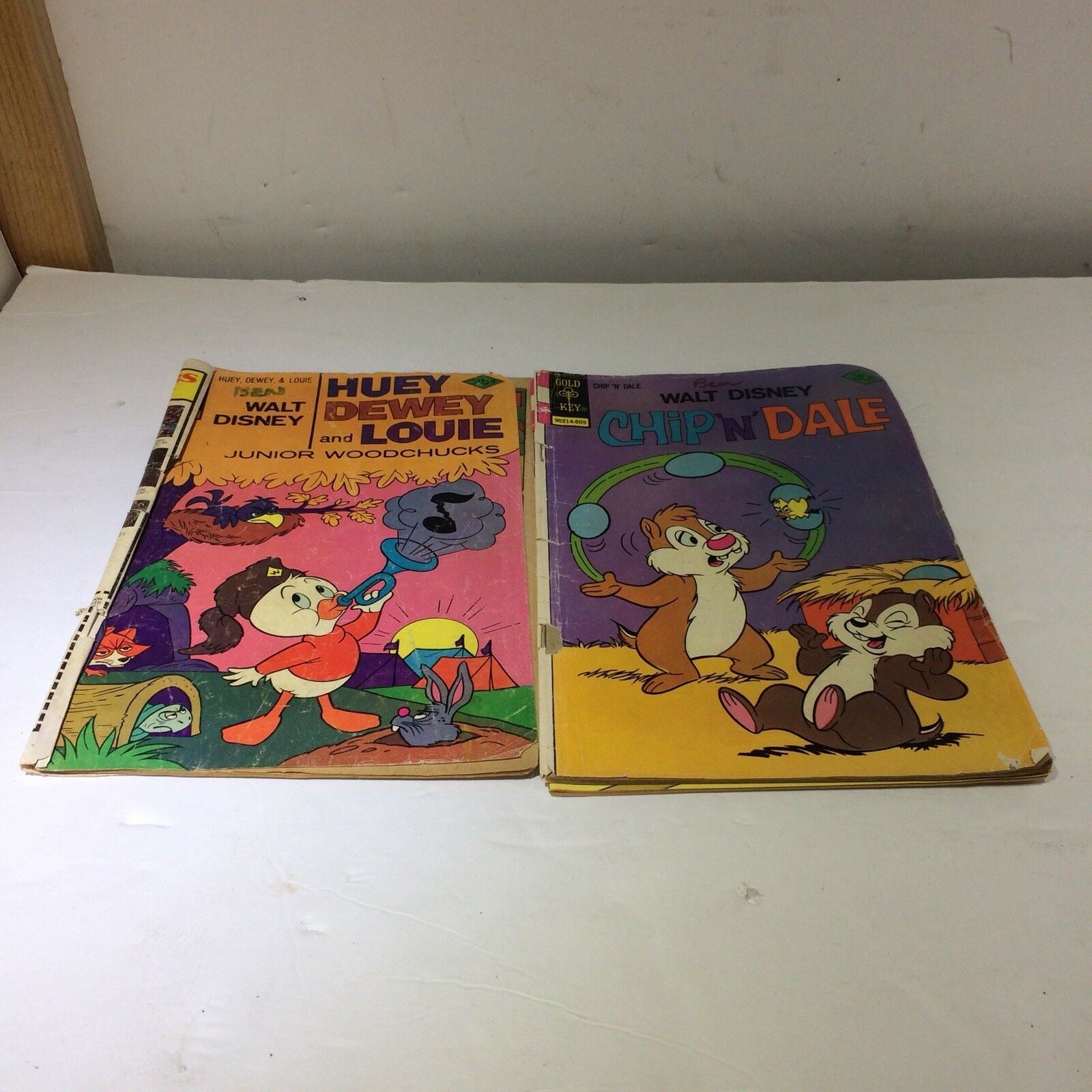 Vintage Whitman/Gold Key Disney Lot of 19 Comics, Super Goof, Chip & Dale