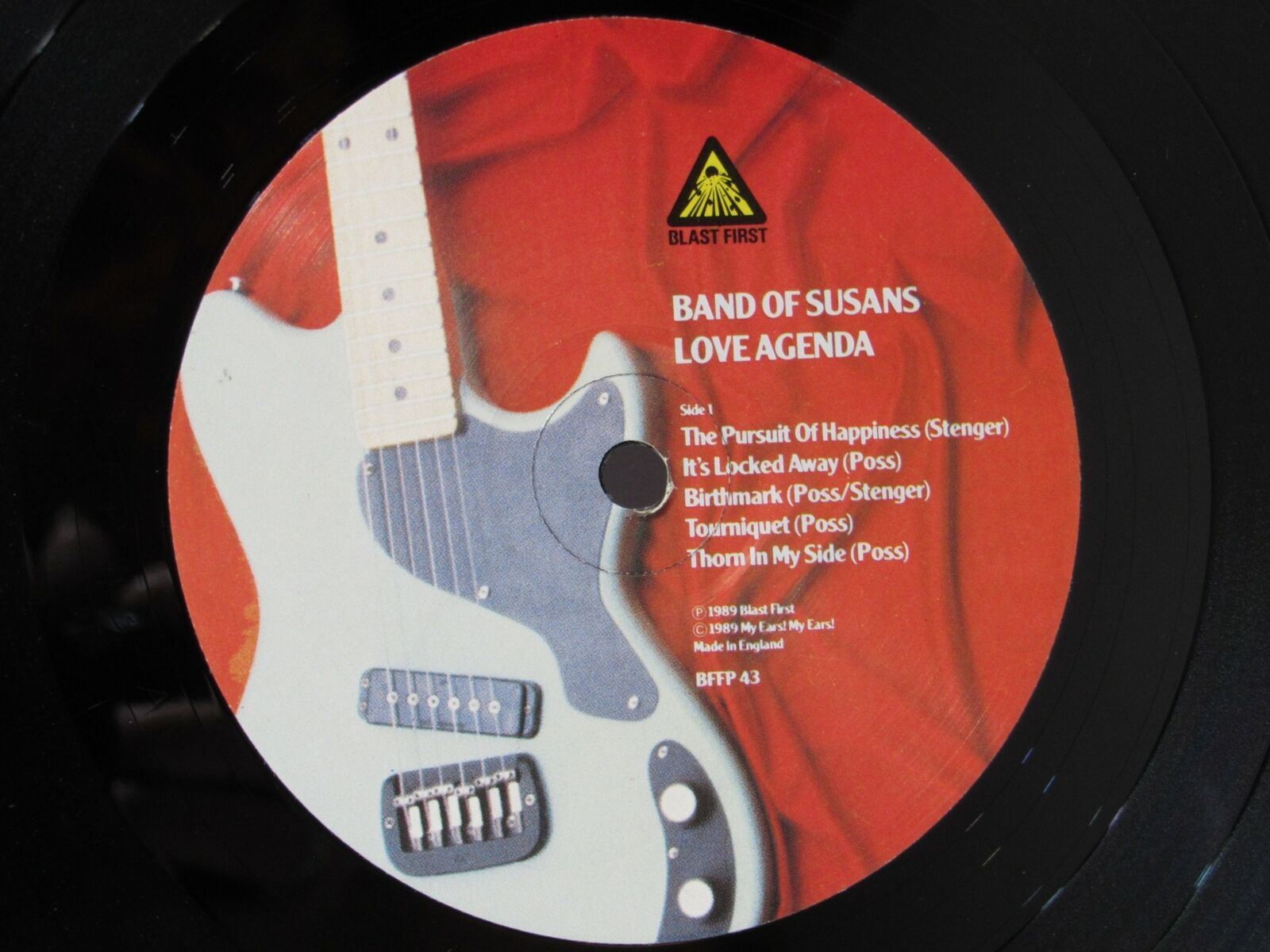 Band Of Susans: Love Agenda 1989 UK Blast First LP BFFP 43 Grade: VG Custom List