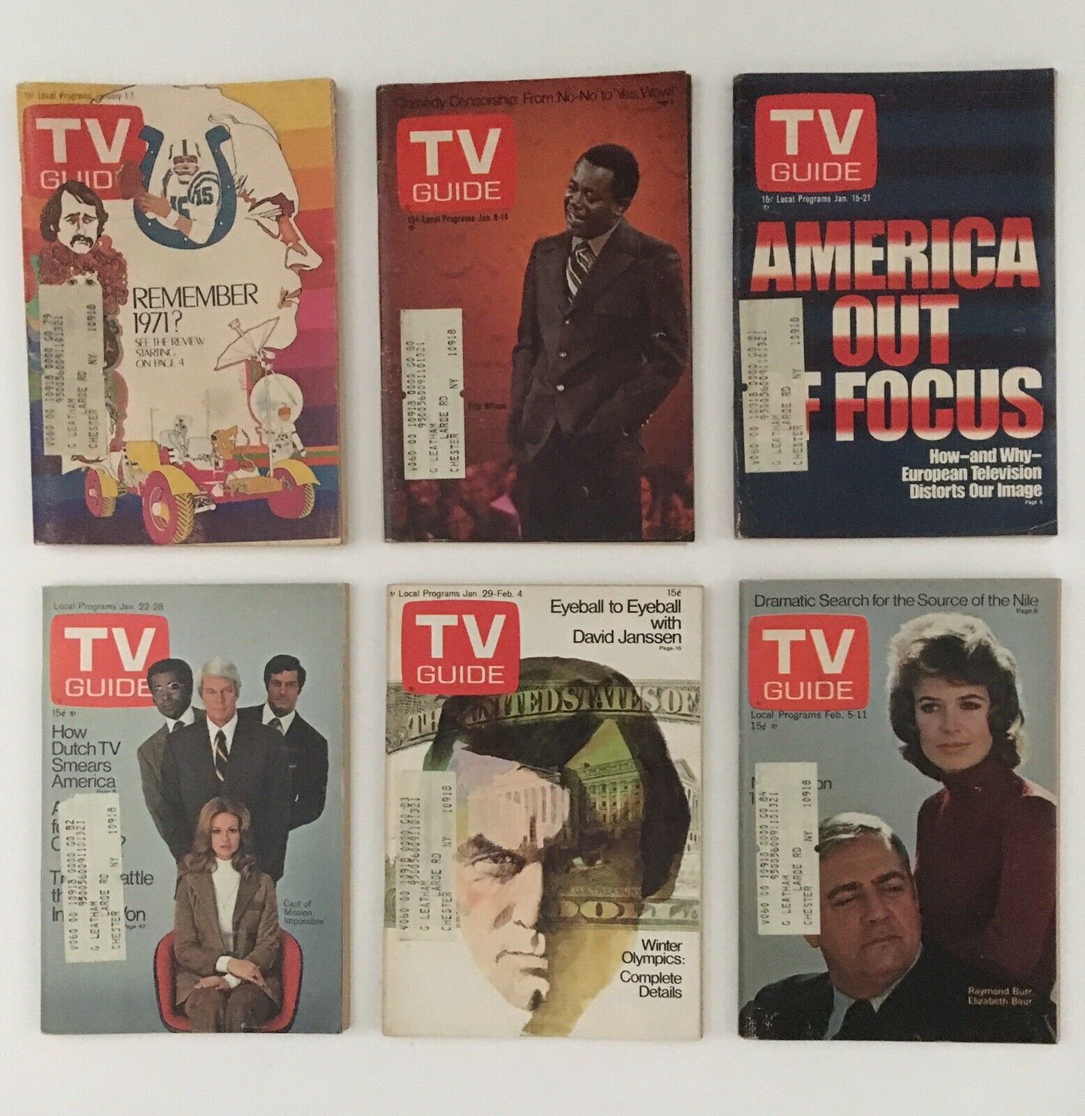 Lot of 1972 Tv Guide Magazines 53 Issues Complete ~ Special Fall Preview