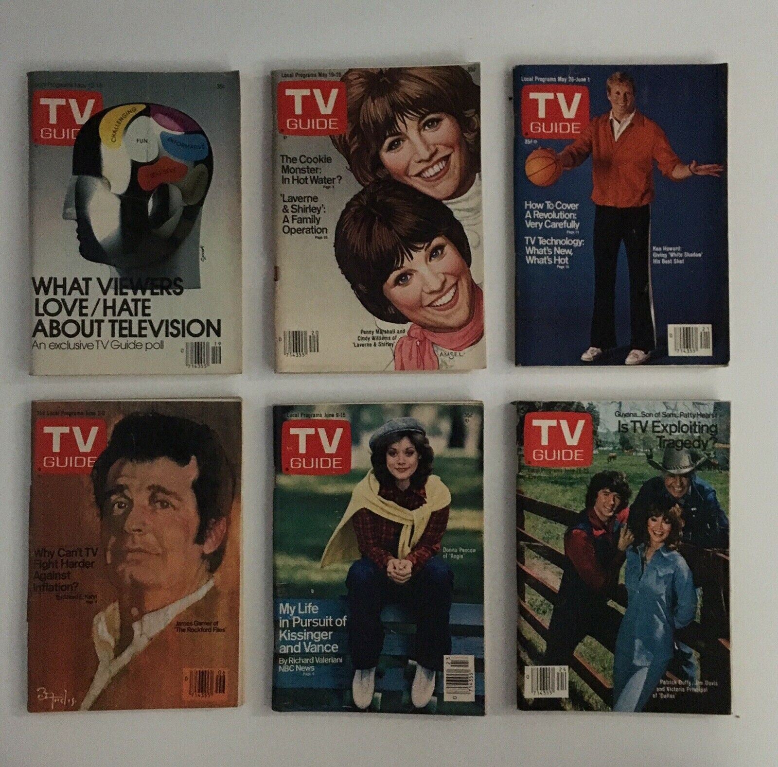 TV Guide Magazines 1979 ~ 51 Issues Near Complete Special Issue Fall Preview