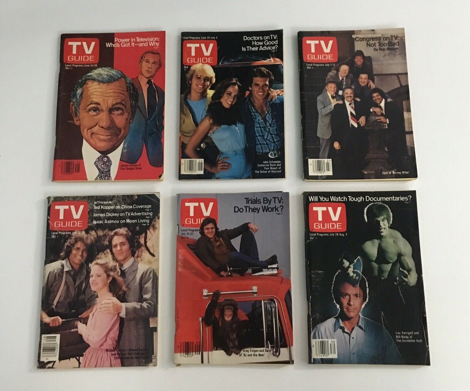 TV Guide Magazines 1979 ~ 51 Issues Near Complete Special Issue Fall Preview