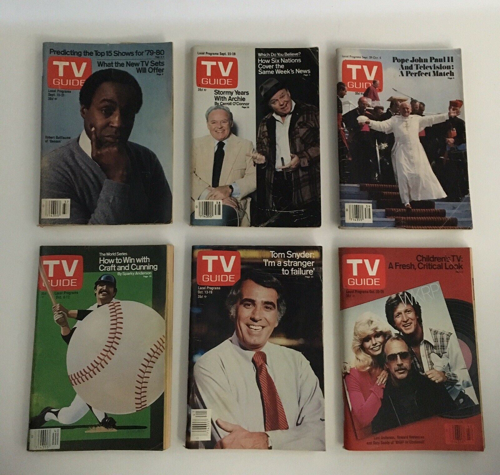 TV Guide Magazines 1979 ~ 51 Issues Near Complete Special Issue Fall Preview