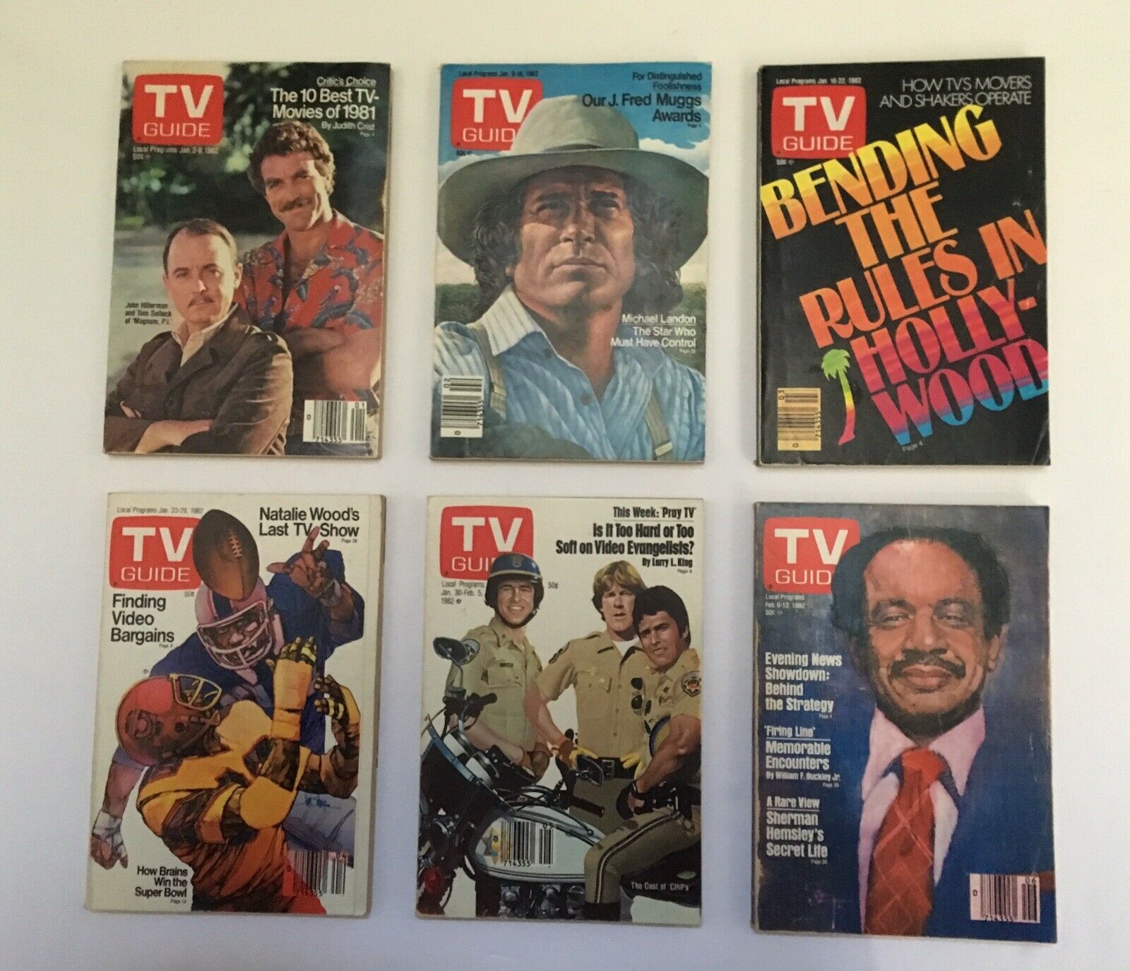 Complete Year Of TV Guide Magazines 1982, 52 Issues- Special Issue Fall Preview