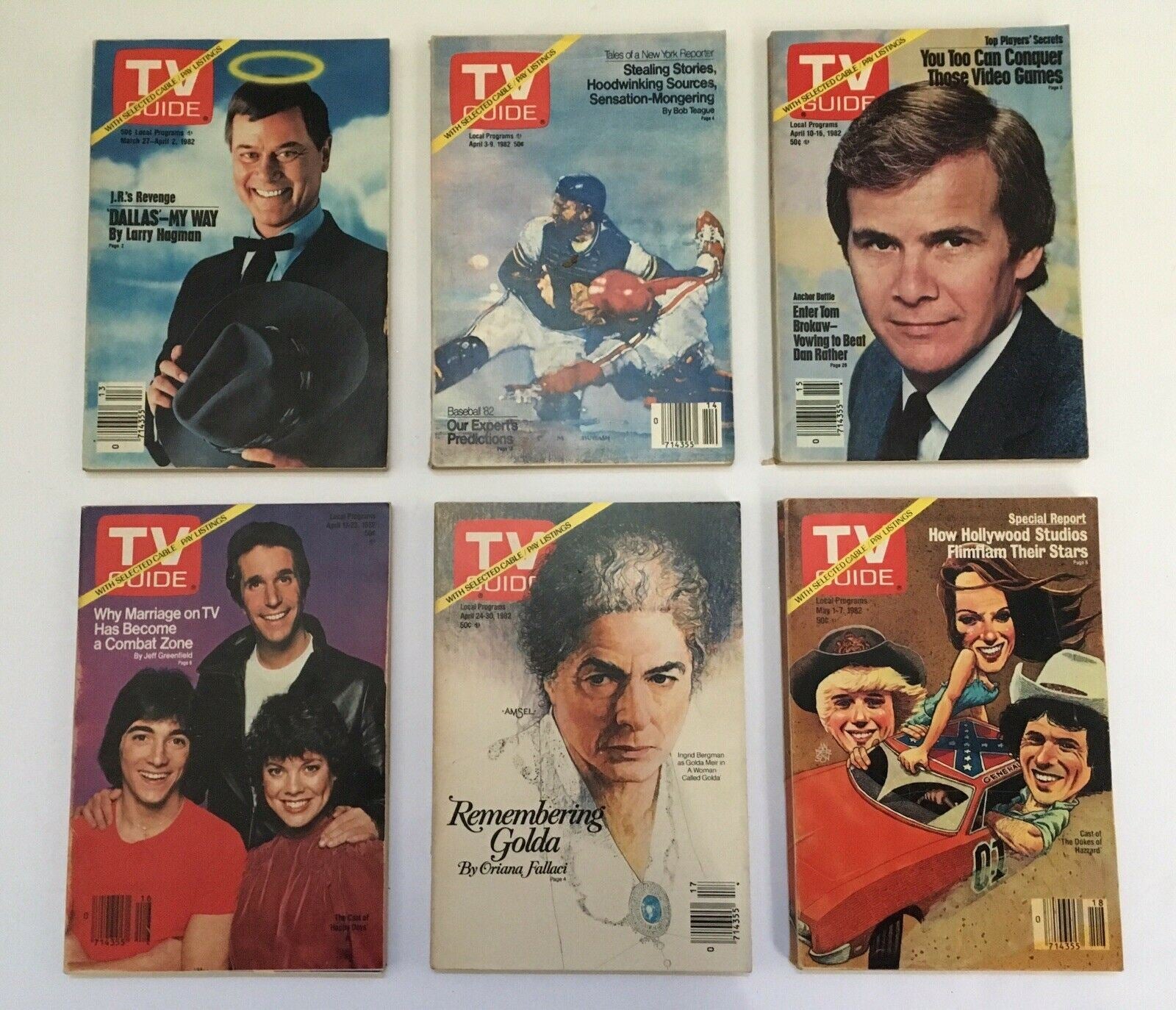 Complete Year Of TV Guide Magazines 1982, 52 Issues- Special Issue Fall Preview