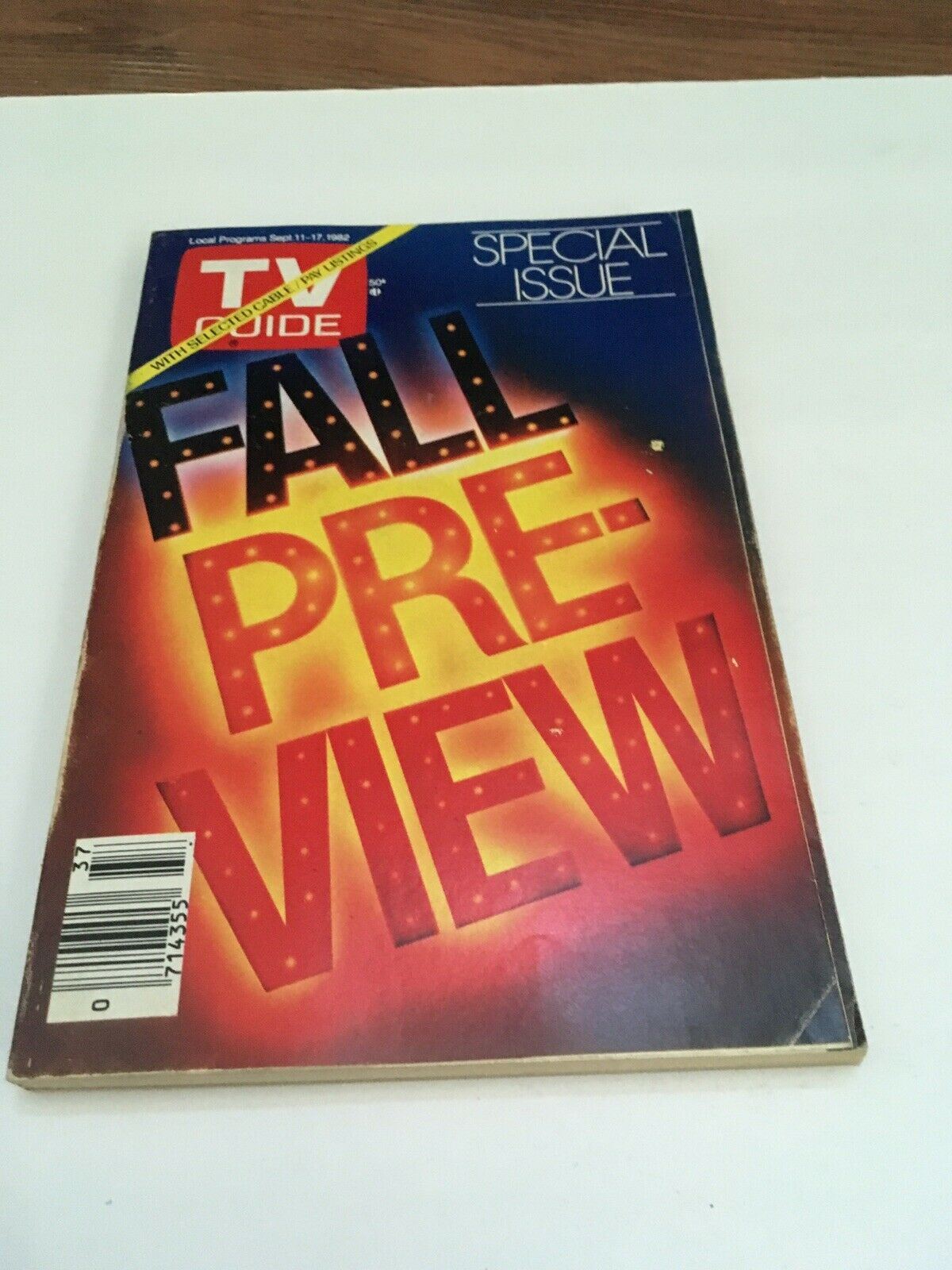 Complete Year Of TV Guide Magazines 1982, 52 Issues- Special Issue Fall Preview