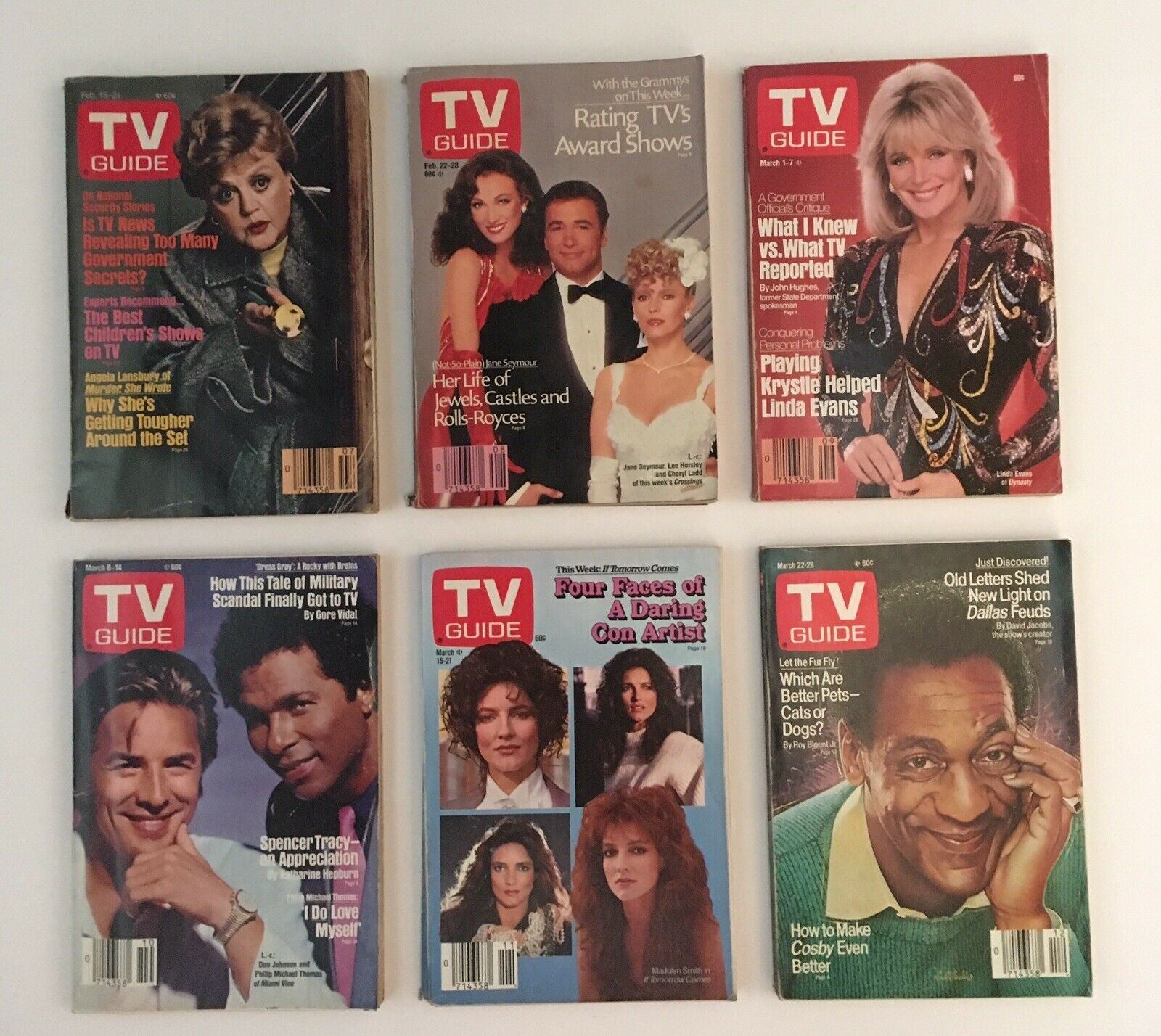 Complete Year Of TV Guide Magazines 1986, 52 Issues- Special Issue Fall Preview