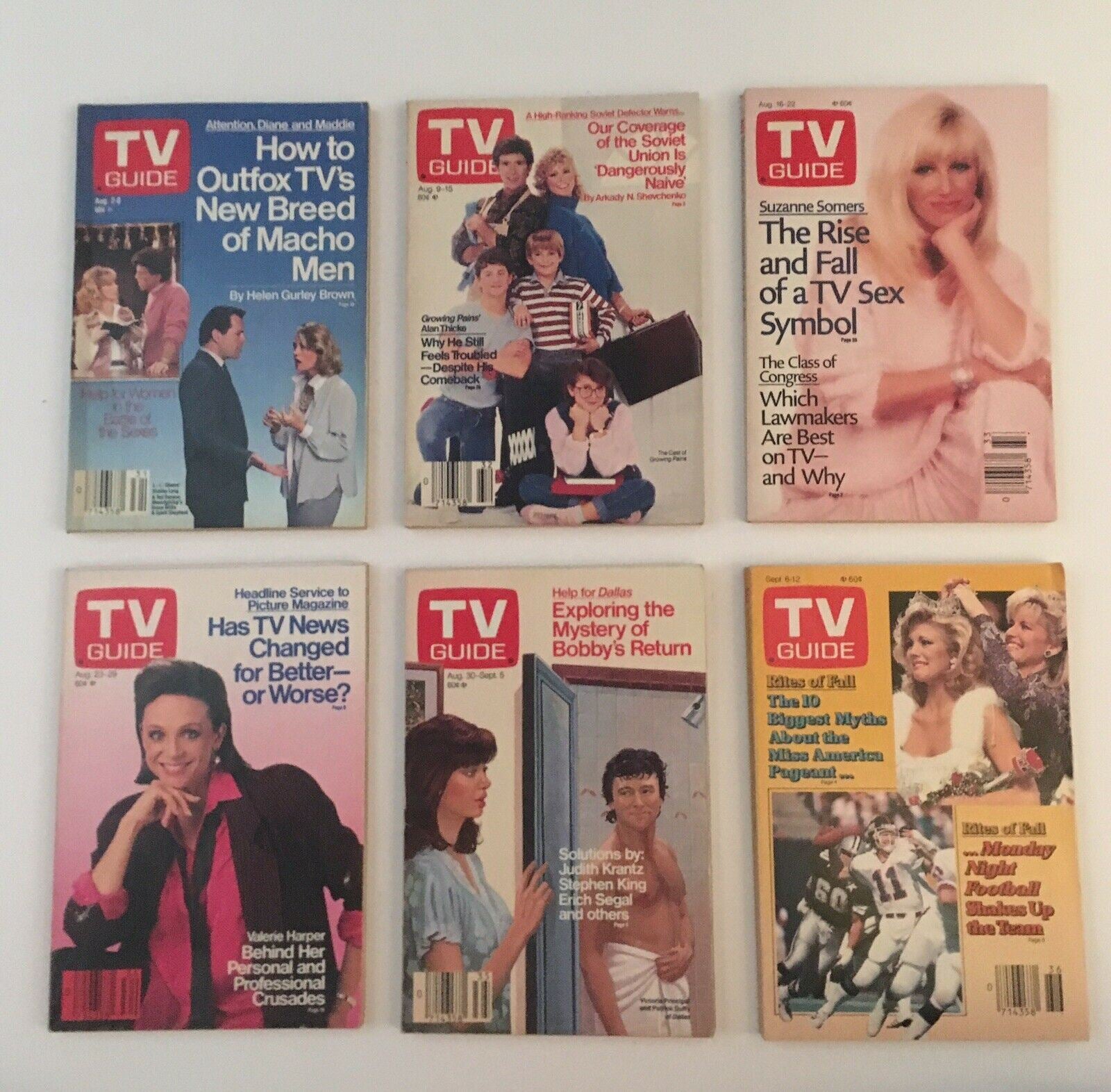 Complete Year Of TV Guide Magazines 1986, 52 Issues- Special Issue Fall Preview