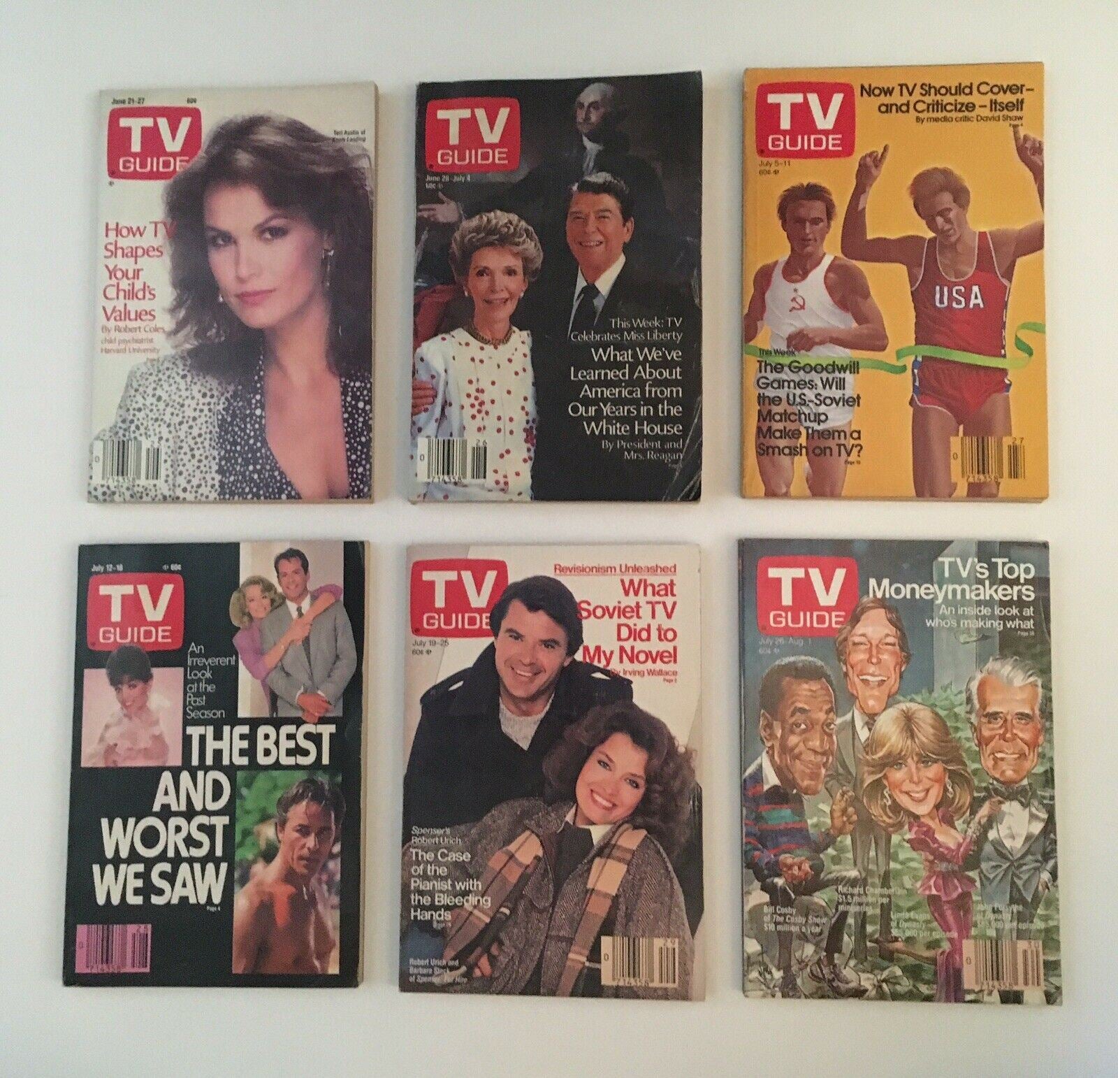 Complete Year Of TV Guide Magazines 1986, 52 Issues- Special Issue Fall Preview