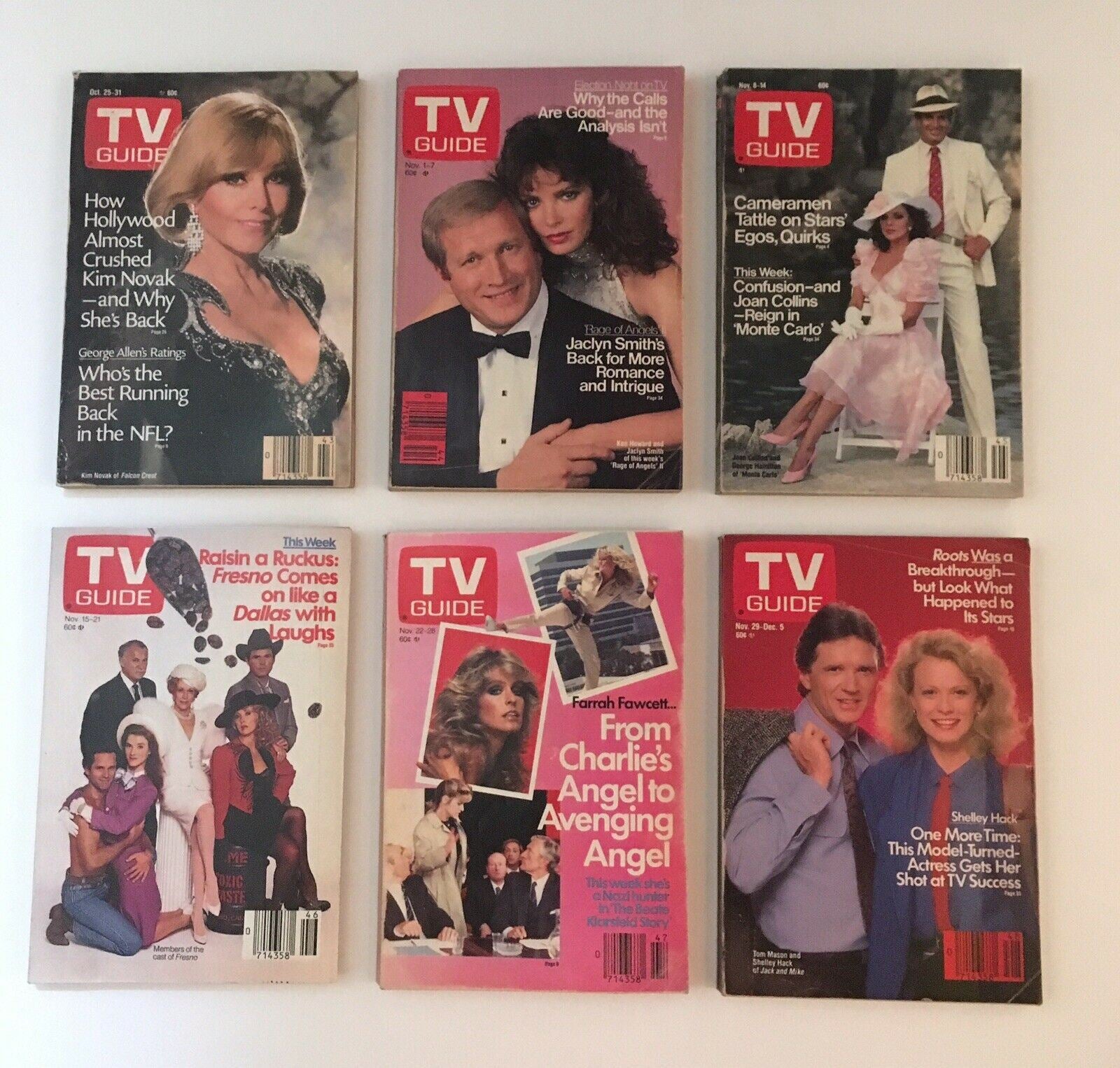 Complete Year Of TV Guide Magazines 1986, 52 Issues- Special Issue Fall Preview