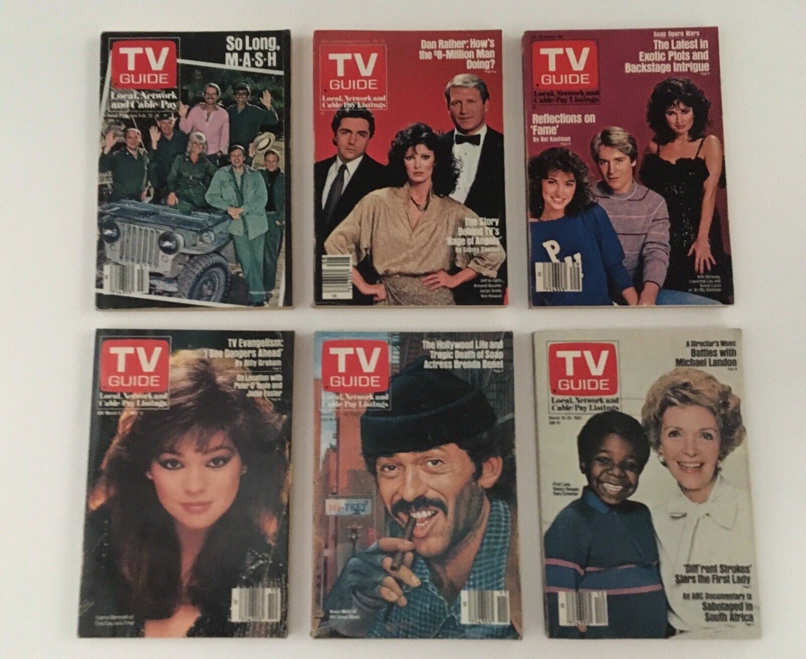 Complete Year Of TV Guide Magazines 1983, 52 Issues + Special Issue Fall Preview