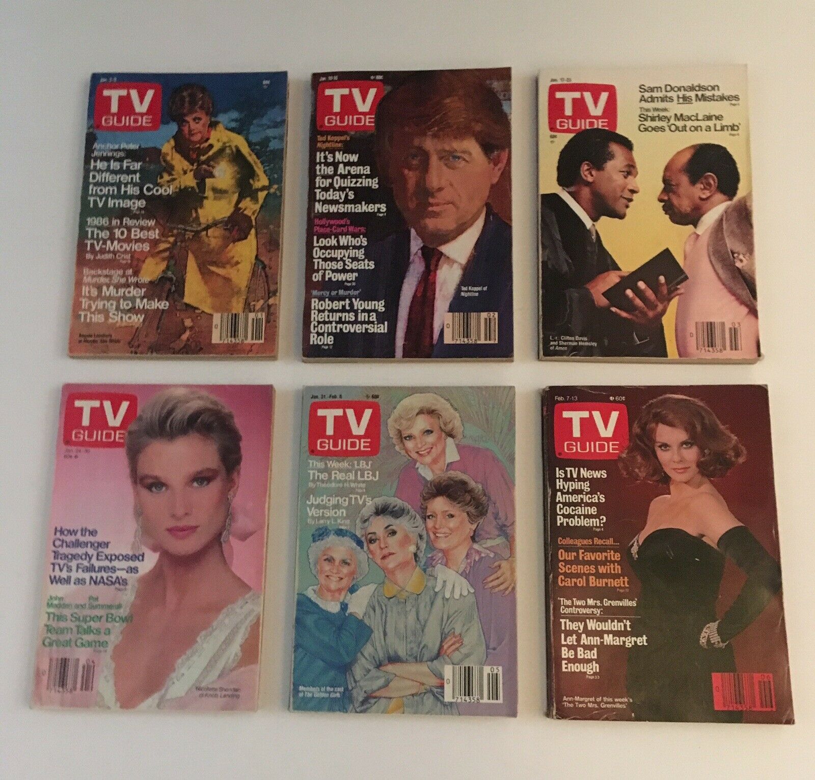 Complete Year Of TV Guide Magazines 1987, 52 Issues- Special Issue Fall Preview