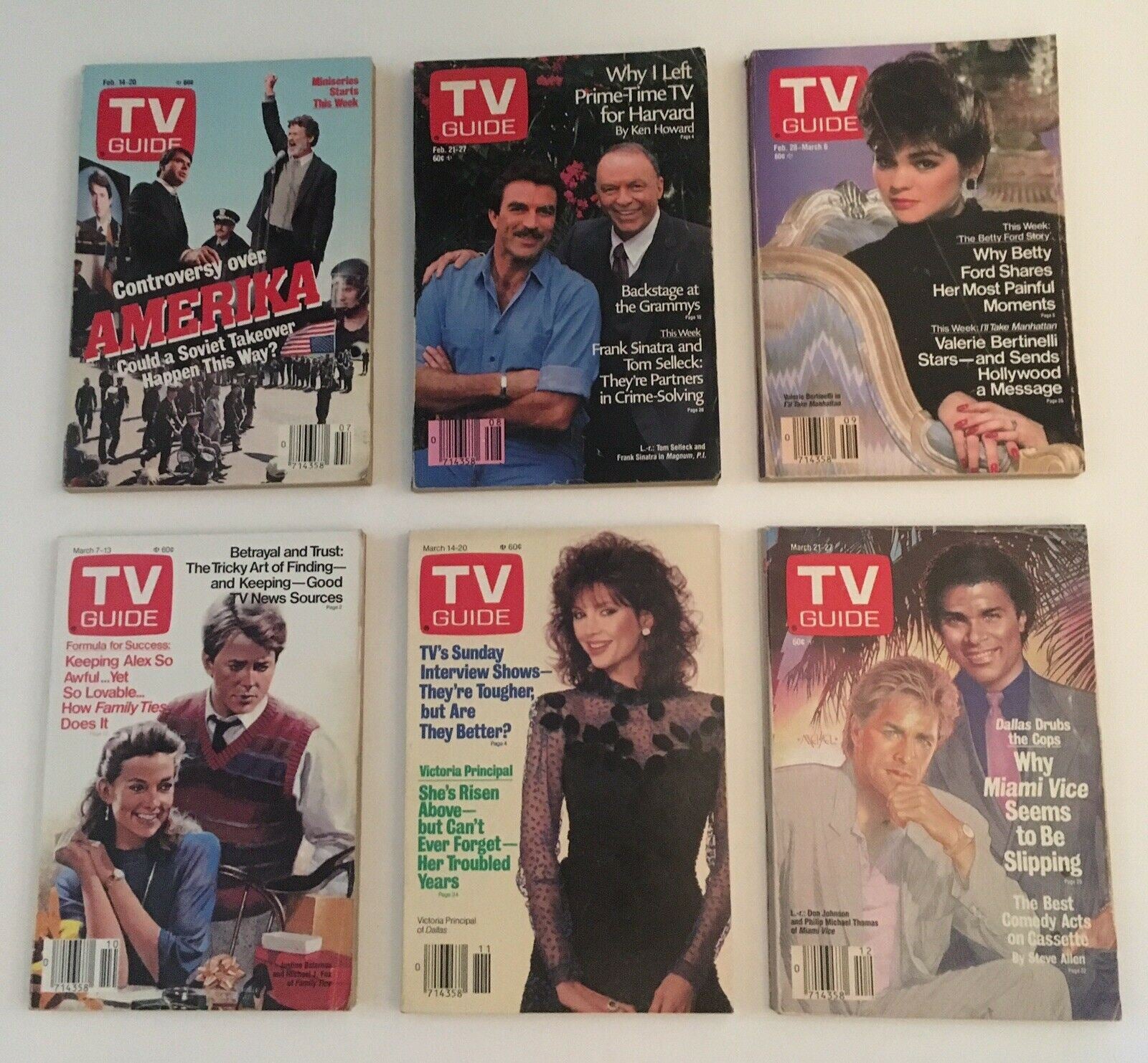 Complete Year Of TV Guide Magazines 1987, 52 Issues- Special Issue Fall Preview