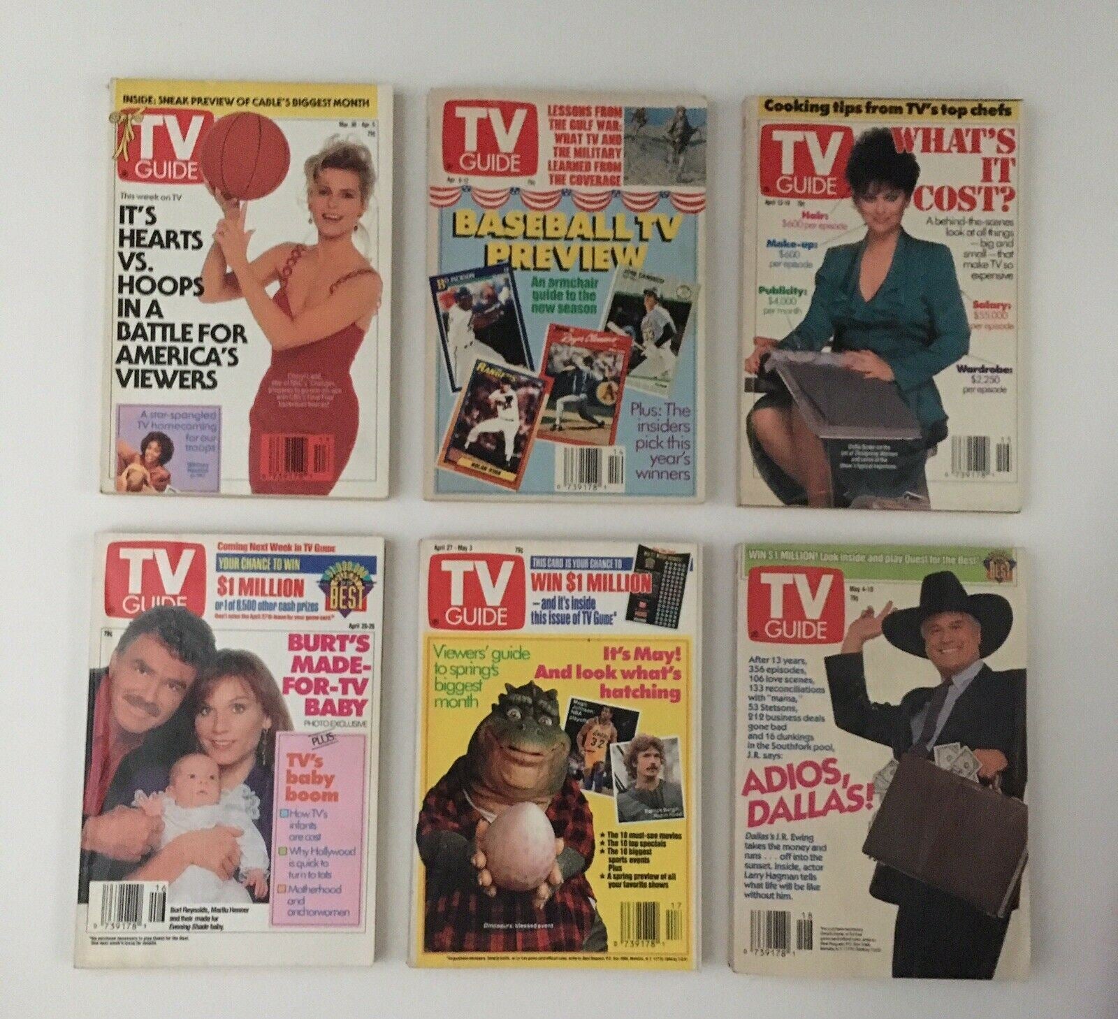 TV Guide Magazines 1991 Complete 52 Issues Special Issue Fall Previews