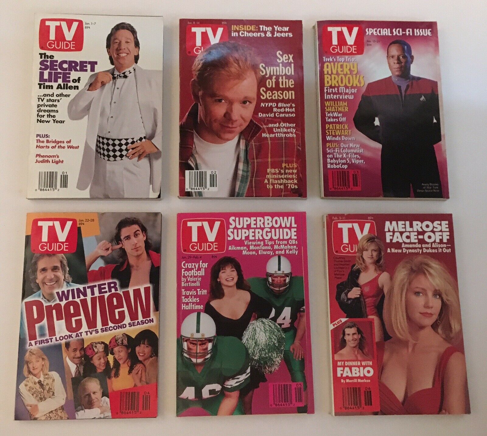 TV Guide Magazines 1994 Complete 53 Issues Special Fall Previews