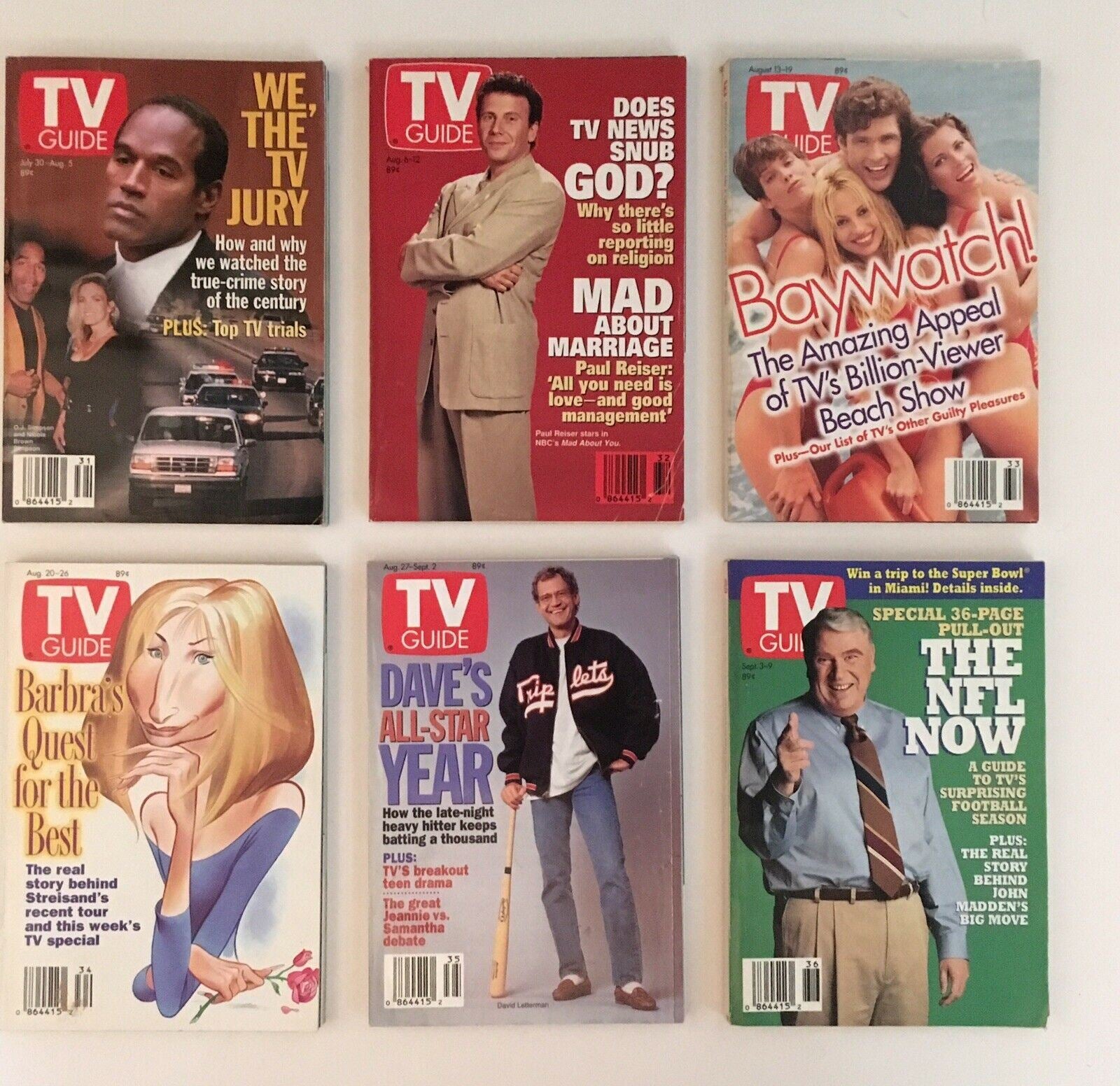 TV Guide Magazines 1994 Complete 53 Issues Special Fall Previews