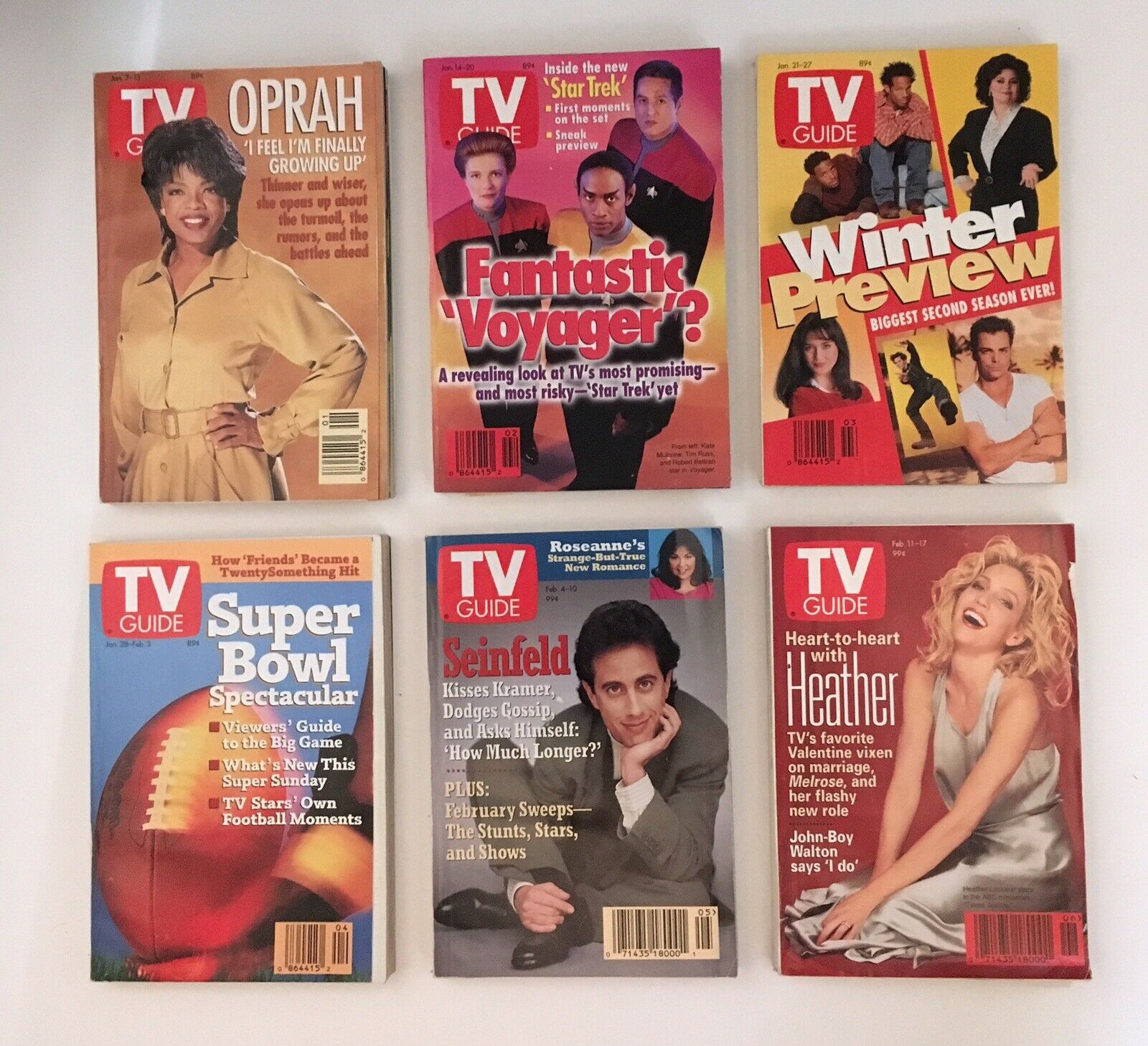 TV Guide Magazines 1995 Complete 52 Issues Special Issue Fall Previews