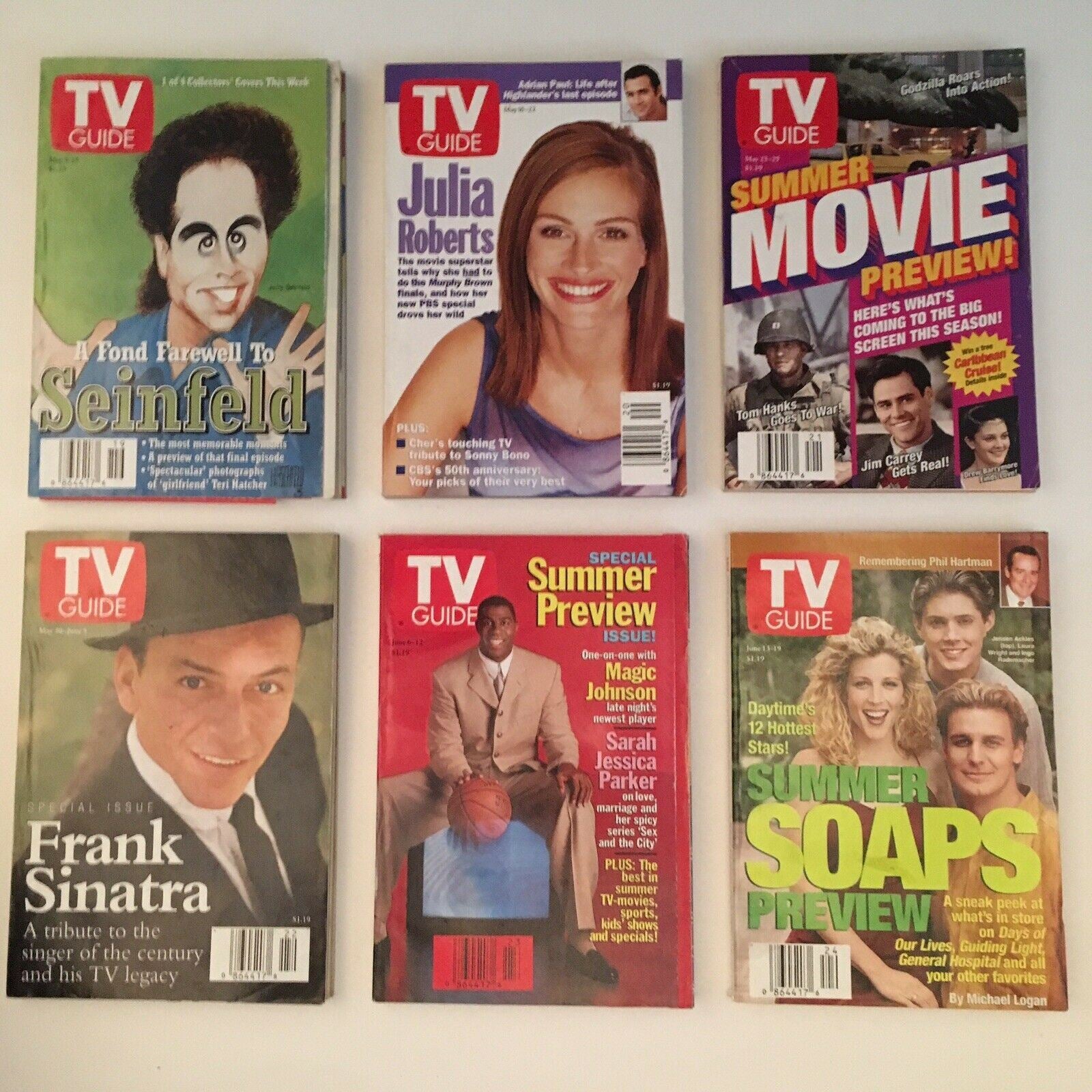 TV Guide Magazines 1998 Complete 52 Issues Special Issue Winter & Fall Previews