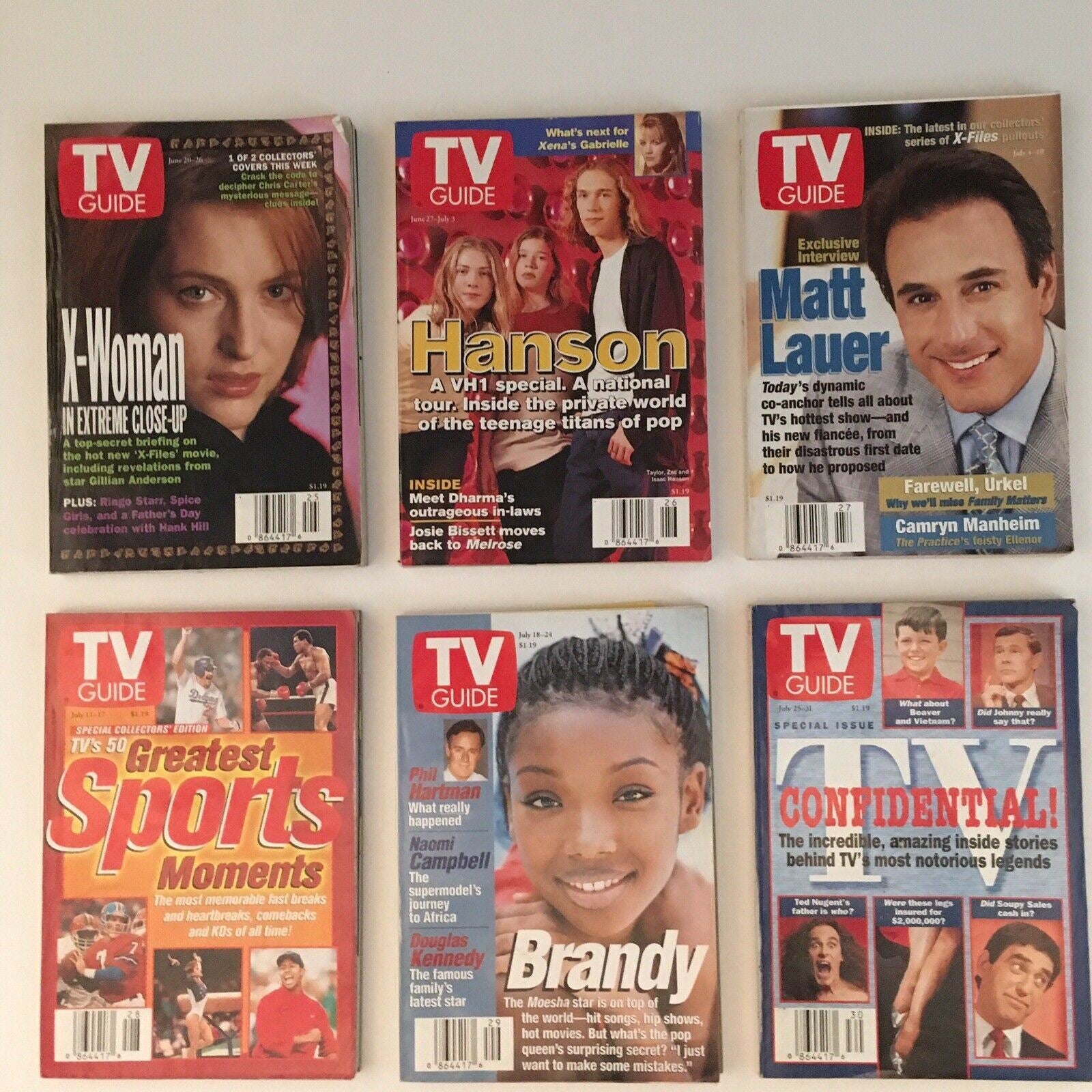 TV Guide Magazines 1998 Complete 52 Issues Special Issue Winter & Fall Previews