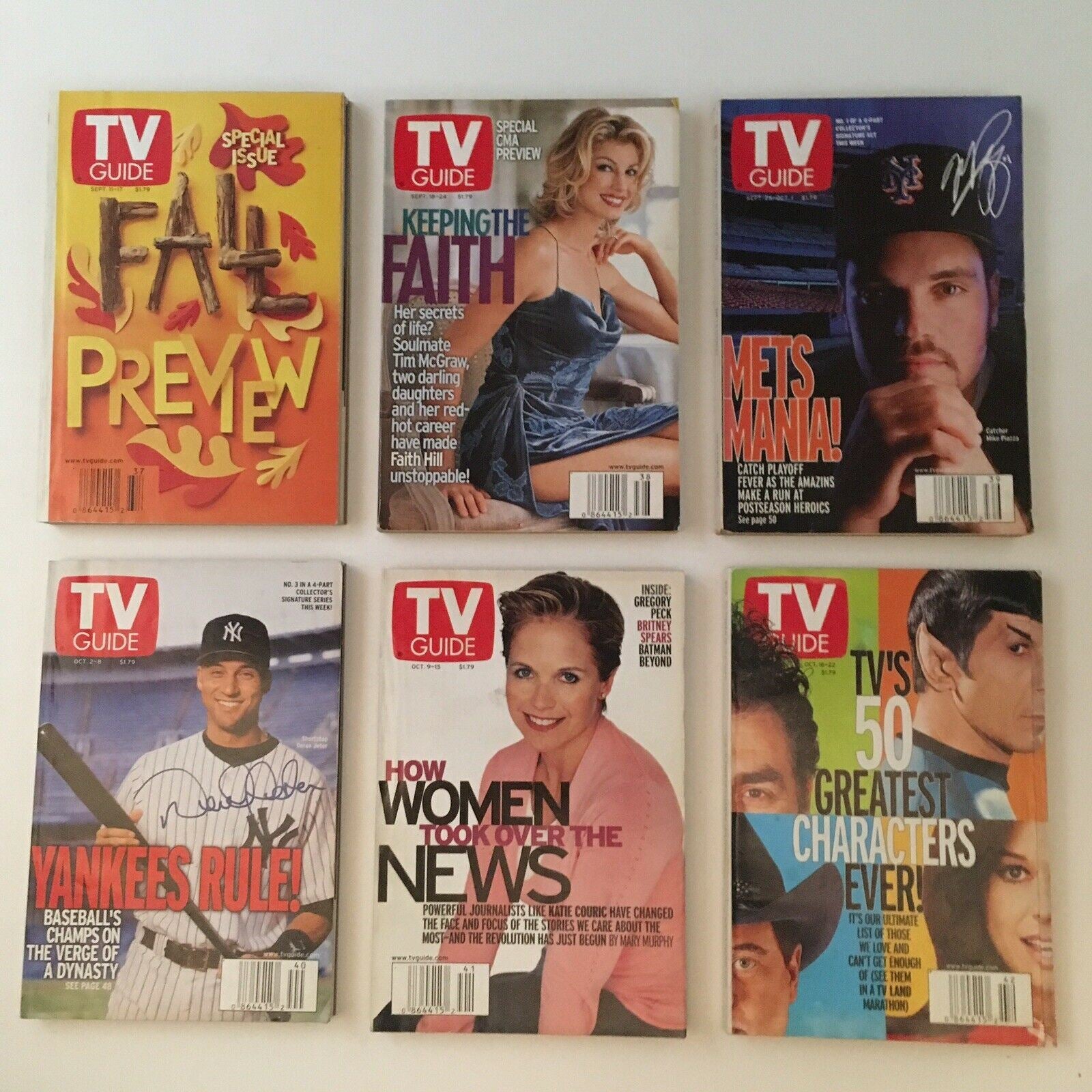 TV Guide Magazines 1999 Complete 52 Issues Special Issue Fall Previews