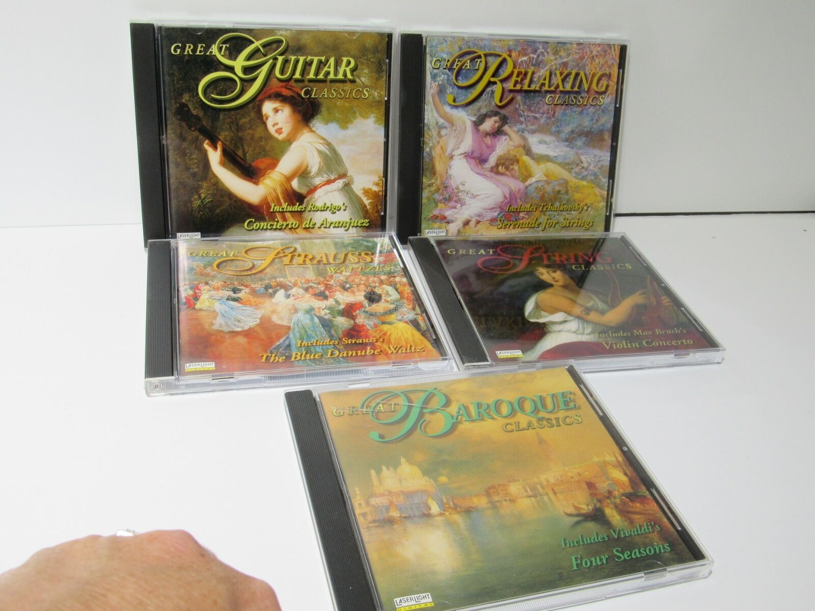 Great Music Classics 5 CD Set - Strauss Waltz, Guitar Classics, Baroque Classics