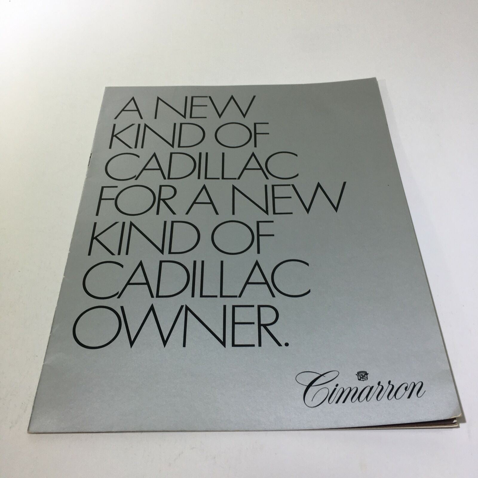 Cimarron A New Kind of Cadillac Owner 4-Door Sedan 4-Speed Manual Car Brochure