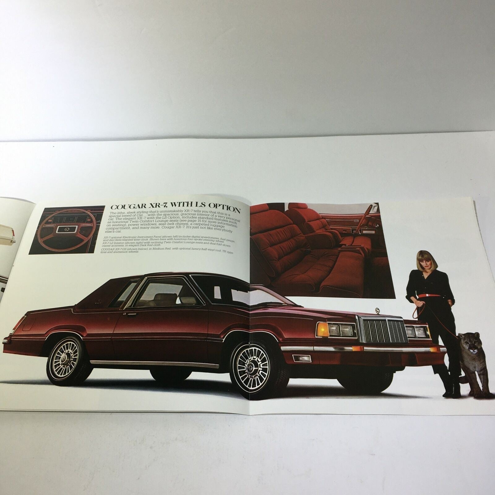 1981 Lincoln-Mercury Cougars XR-7 Inspired Sedan 3.3 Liter AT Car Sale Brochure