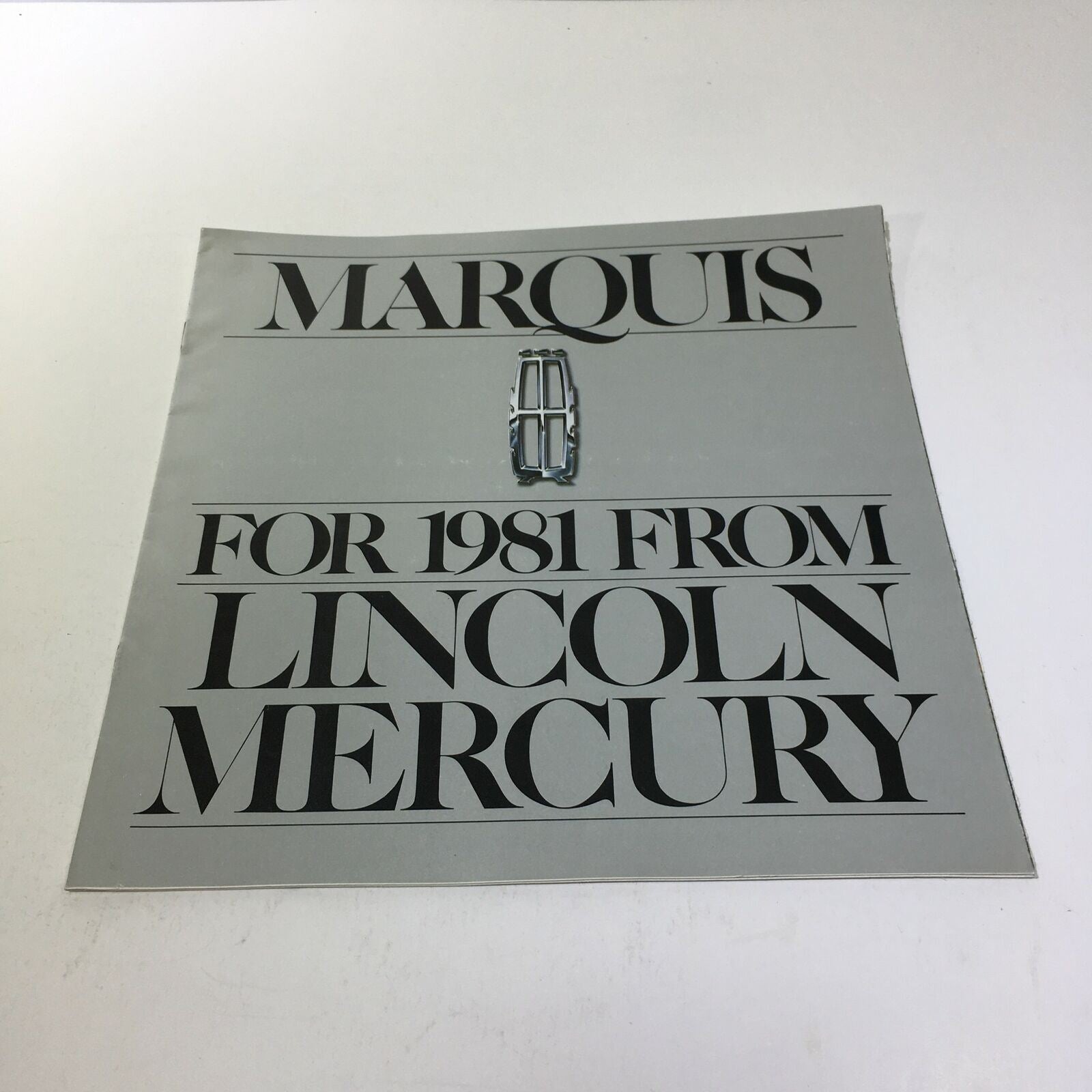 1981 Lincoln-Mercury Grand Marquis 4-Door Medium Fawn Metallic Car Sale Brochure