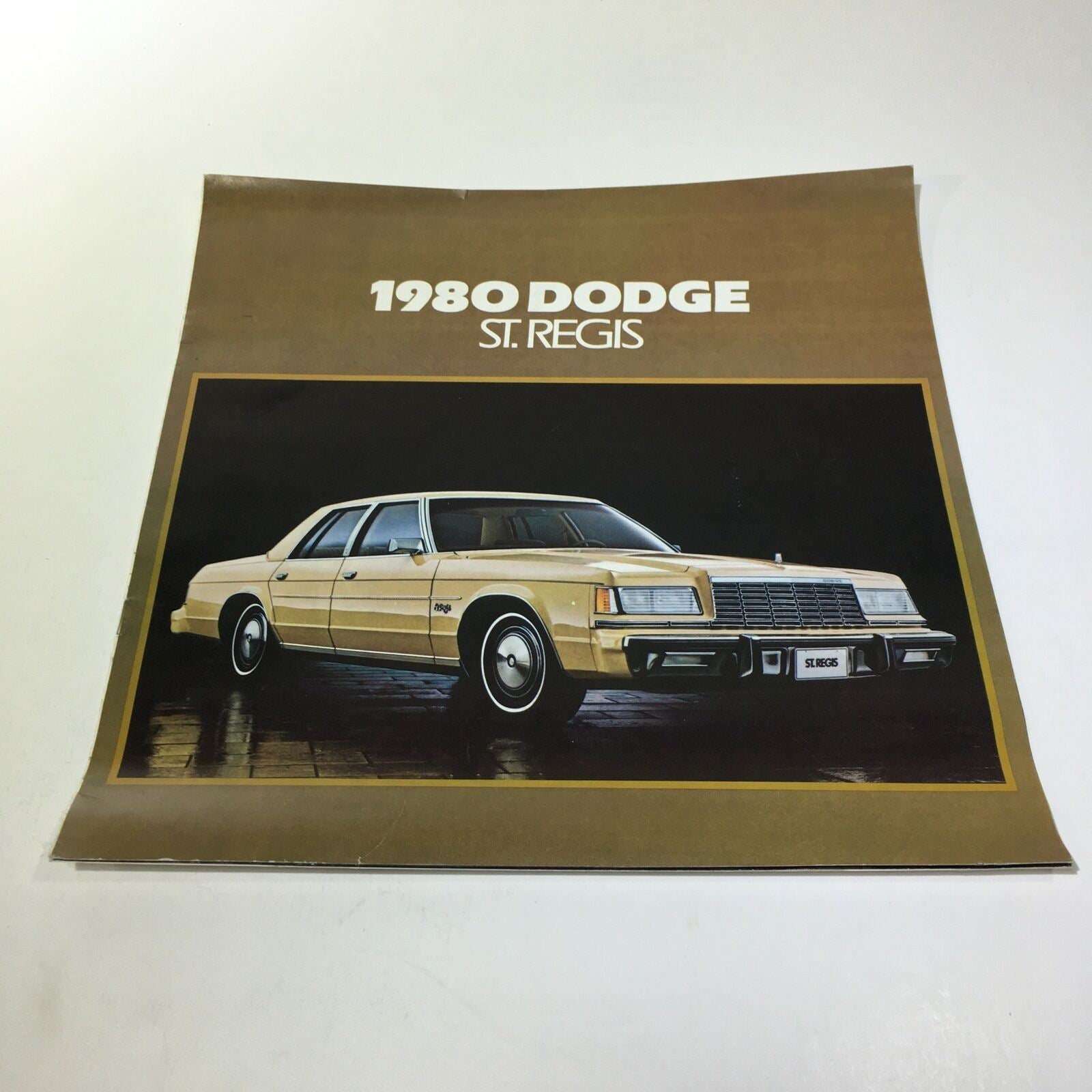 1980 Dodge St. Regis 225 Slant Six Standard V-8 Engine Options Car Brochure