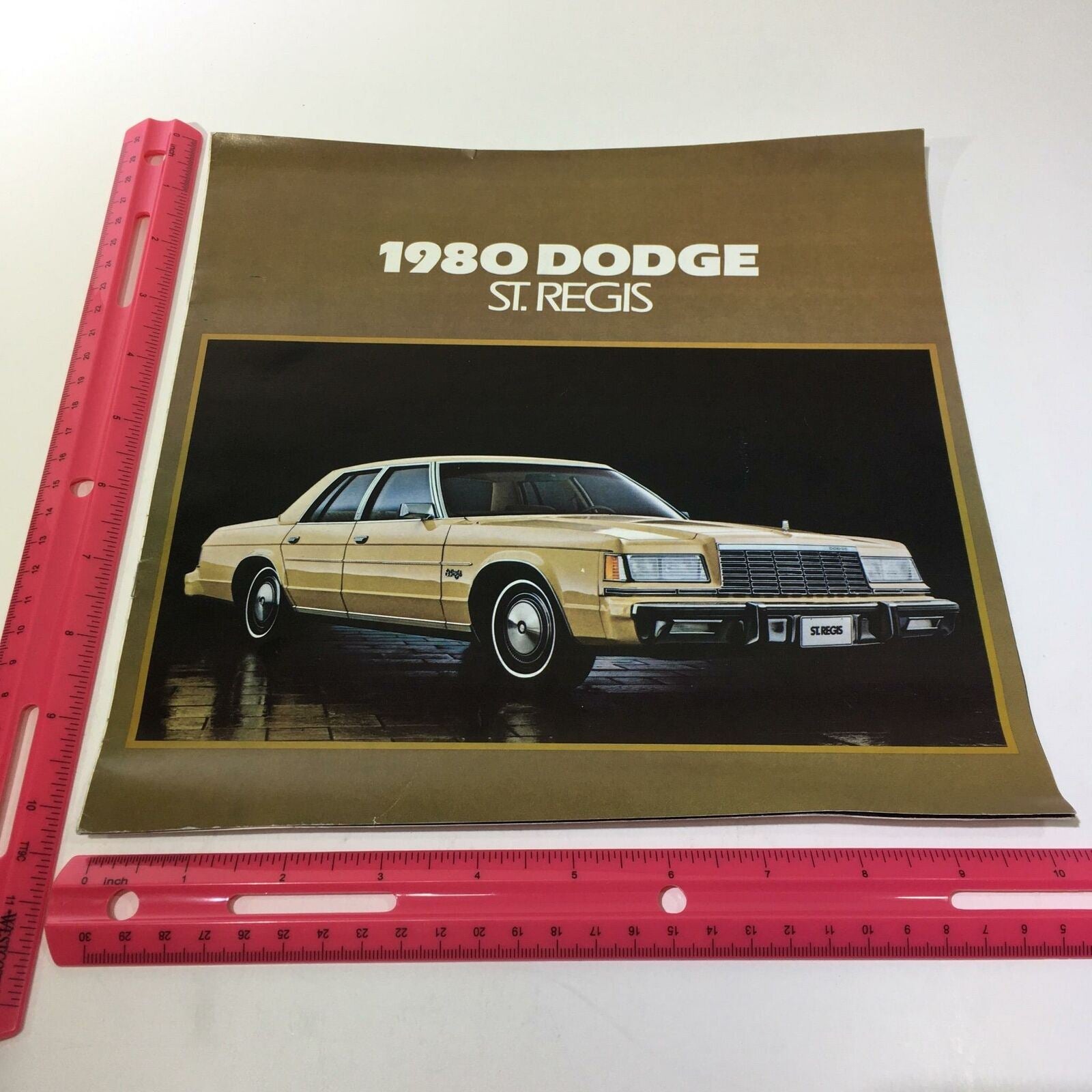 1980 Dodge St. Regis 225 Slant Six Standard V-8 Engine Options Car Brochure