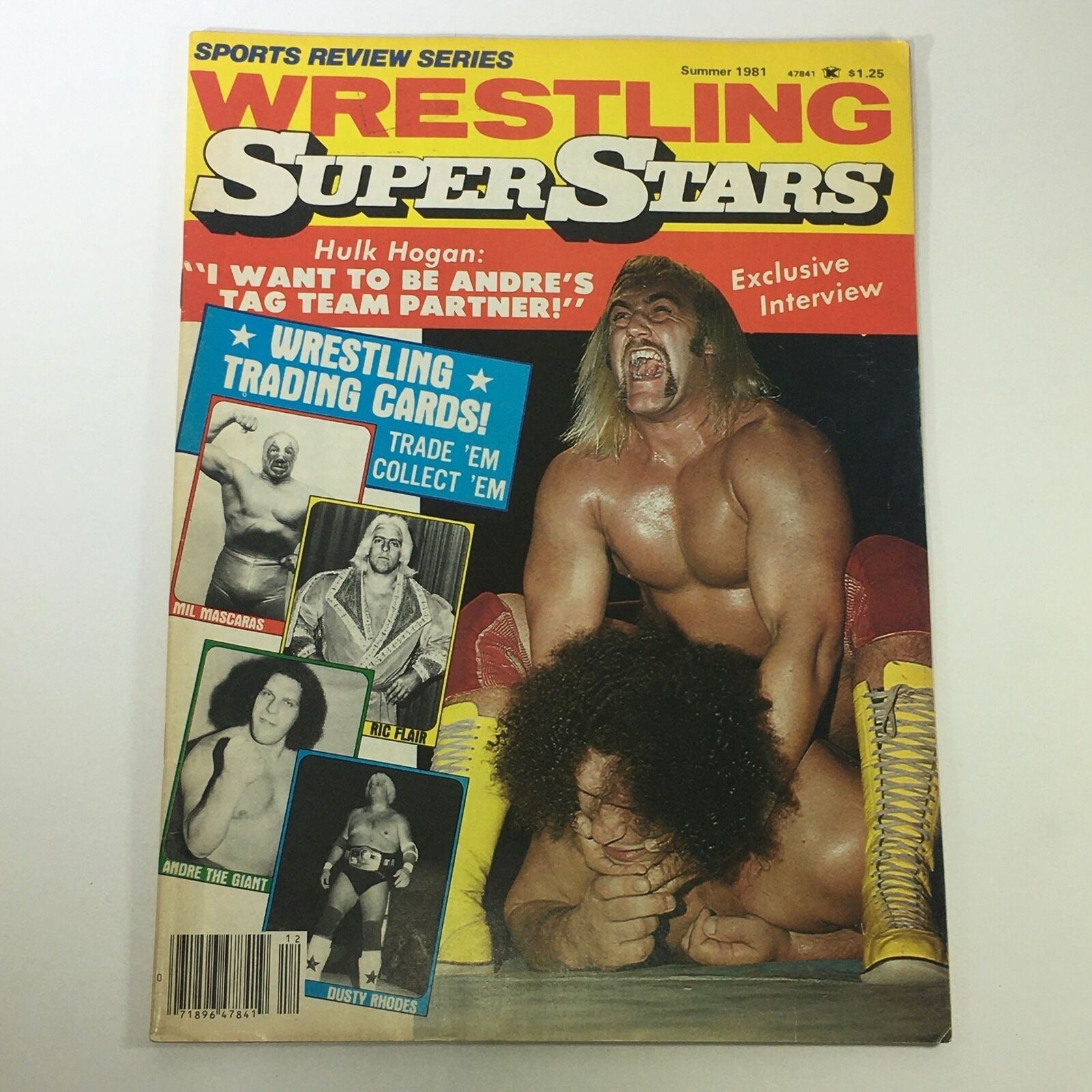 VTG Wrestling Superstars Magazine Summer 1981 - Hulk Hogan / Mil Mascaras