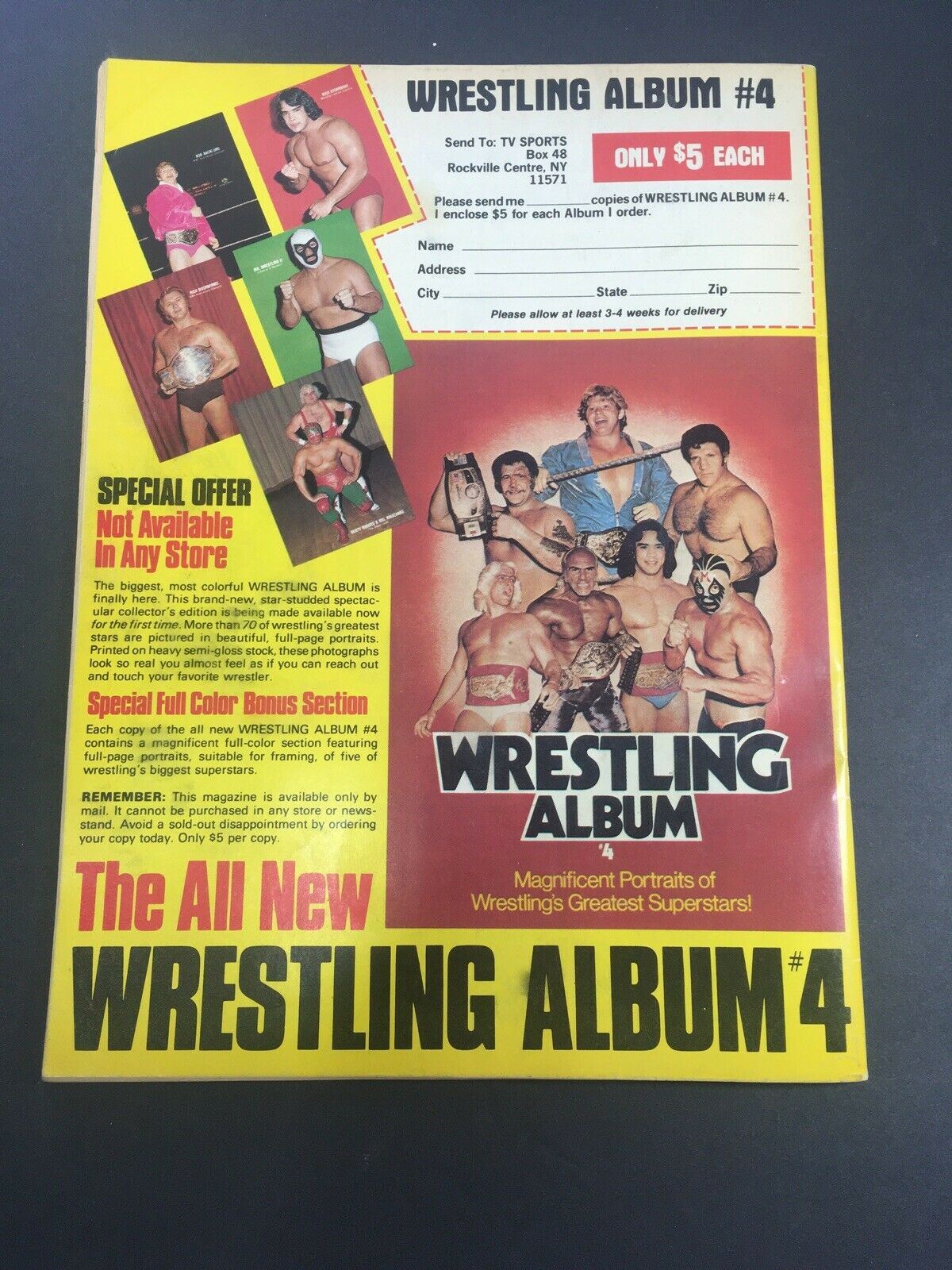 VTG Wrestling Superstars Magazine Summer 1981 - Hulk Hogan / Mil Mascaras