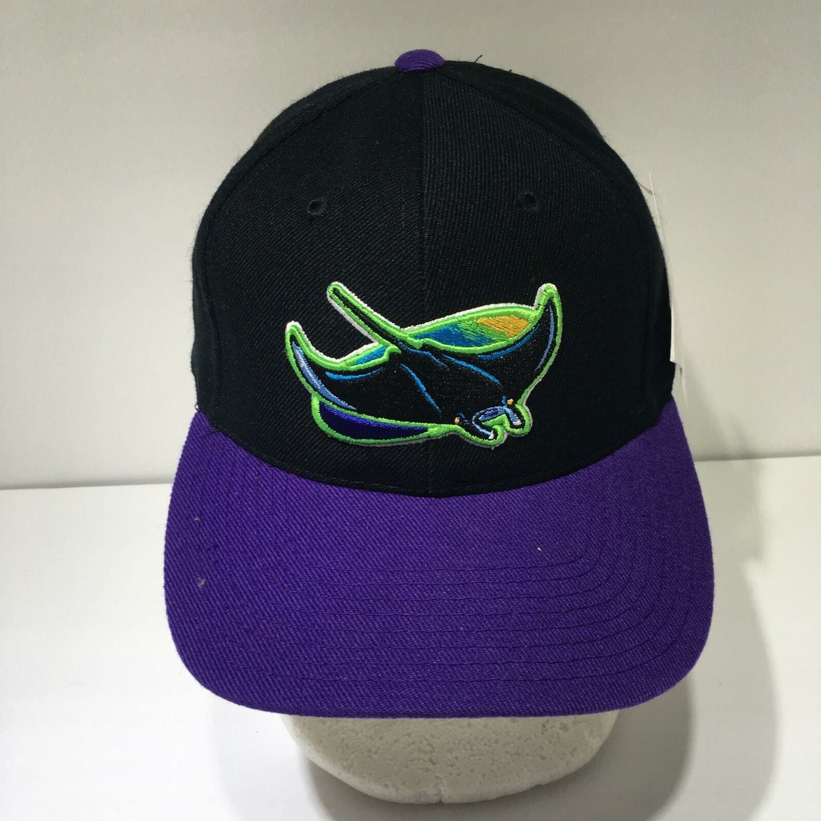 VTG MLB Tampa Bay Devil Rays Logo Sports Specialties Snapback Cap Hat OSFA NWT