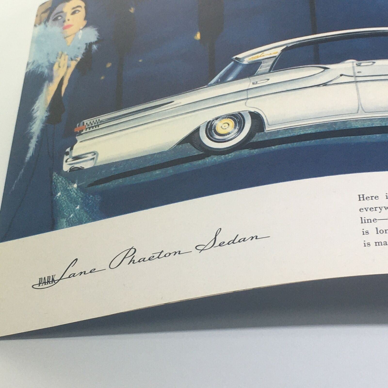 1958 Mercury 24-page BIG Vintage Sales Brochure Catalog - Monterey Park Lane