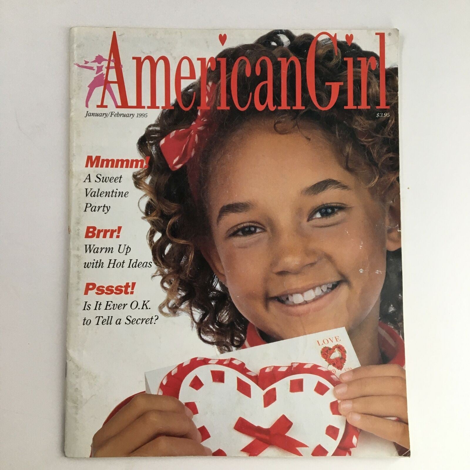 American Girl Magazine January 1995 A Sweet Valentine Party, w Cutouts