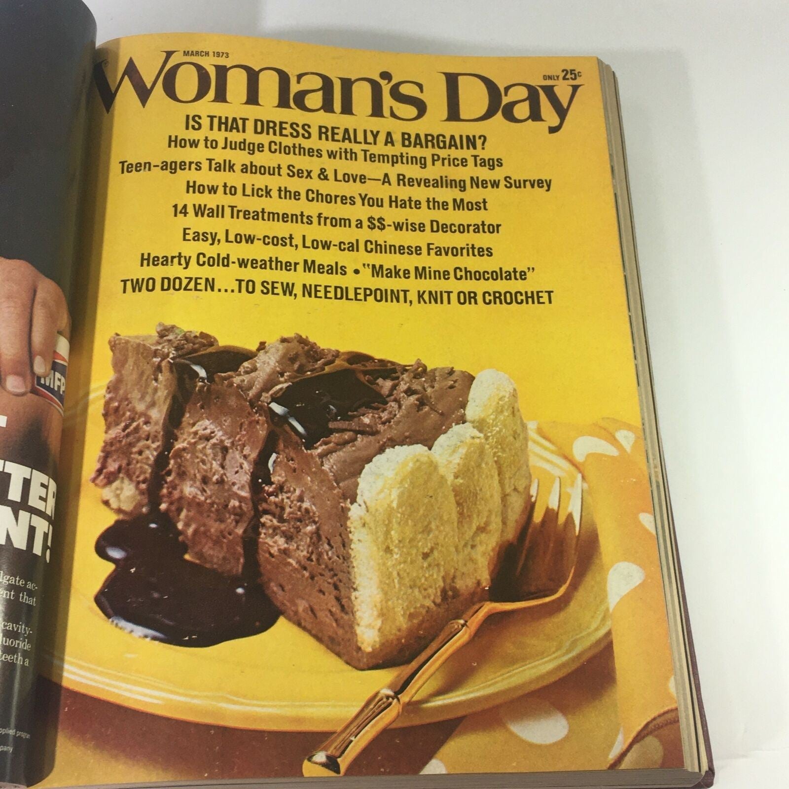 1973 Woman's Day Magazine Complete Year Round In One Bound Book Compilation