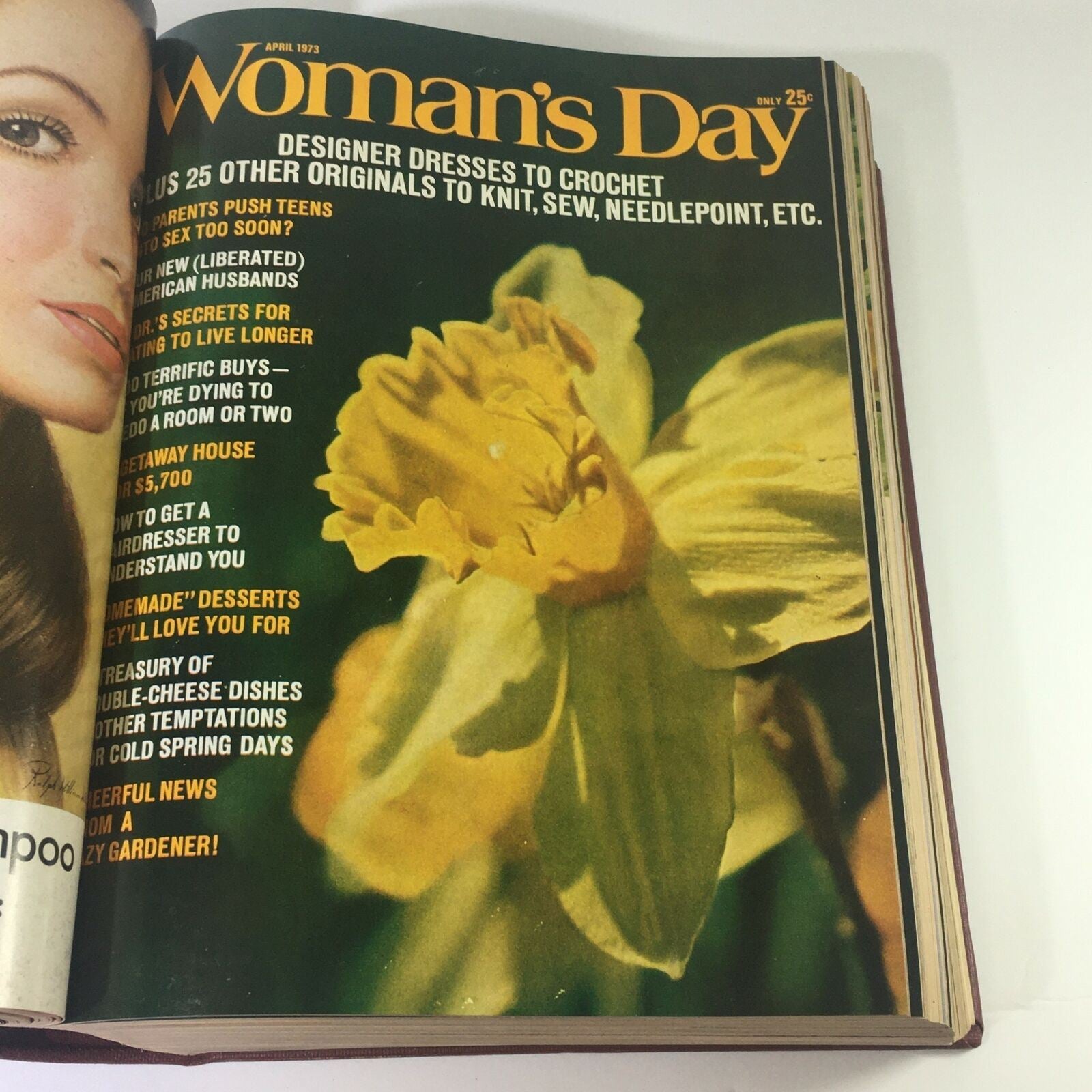 1973 Woman's Day Magazine Complete Year Round In One Bound Book Compilation