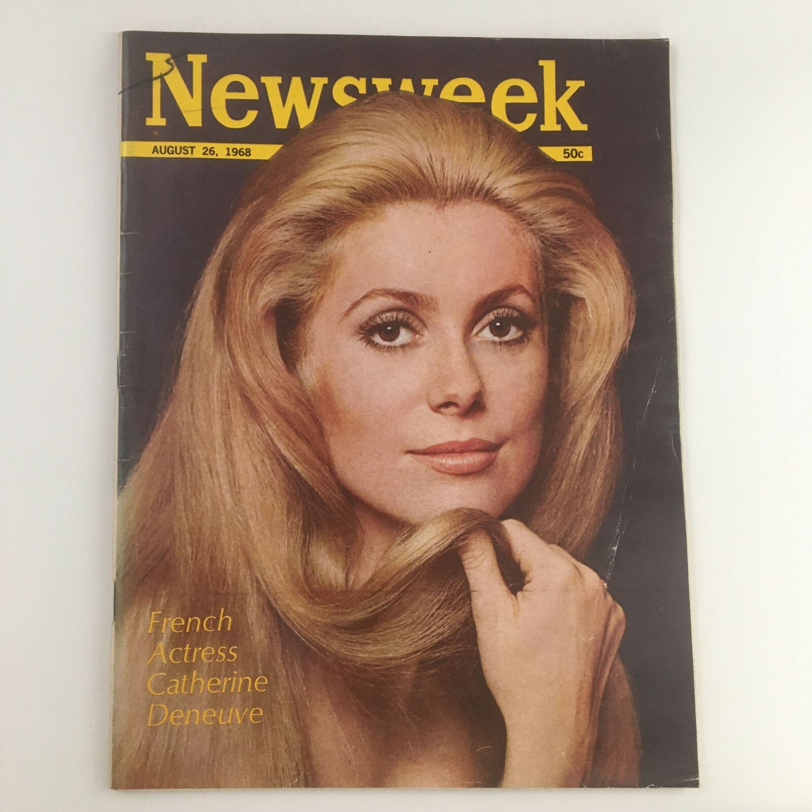 Newsweek Magazine August 26 1968 French Actress Catherine Deneuve No Label