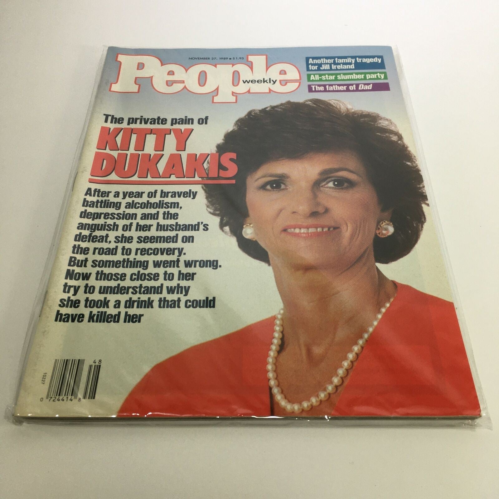 People Magazine November 27 1989 Kitty Dukakis Battling Alcoholism newsstand