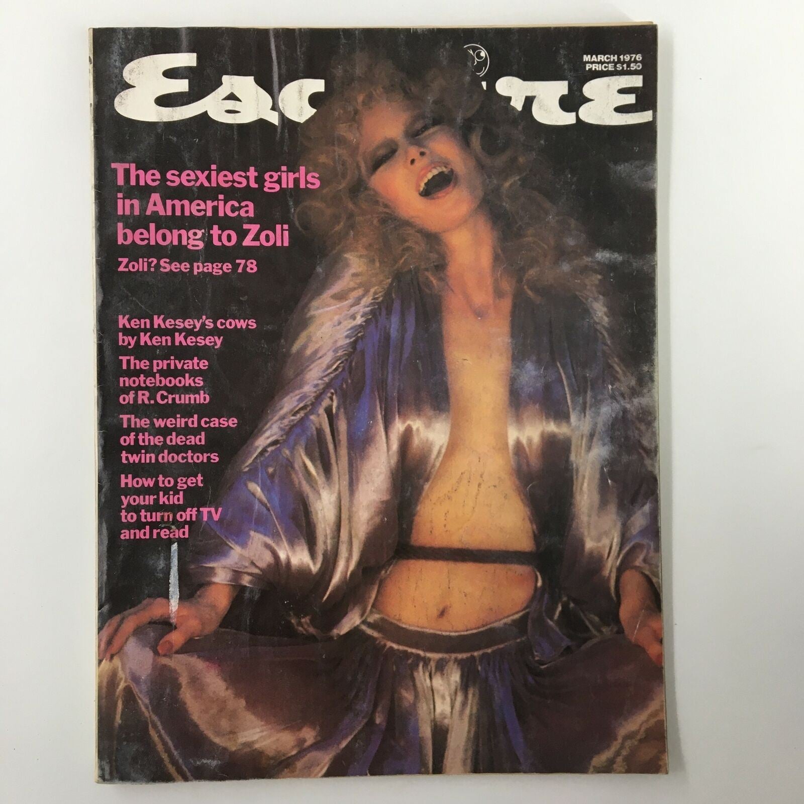 VTG Esquire Magazine March 1976 The Sexiest Girl in America Belong to Zoli